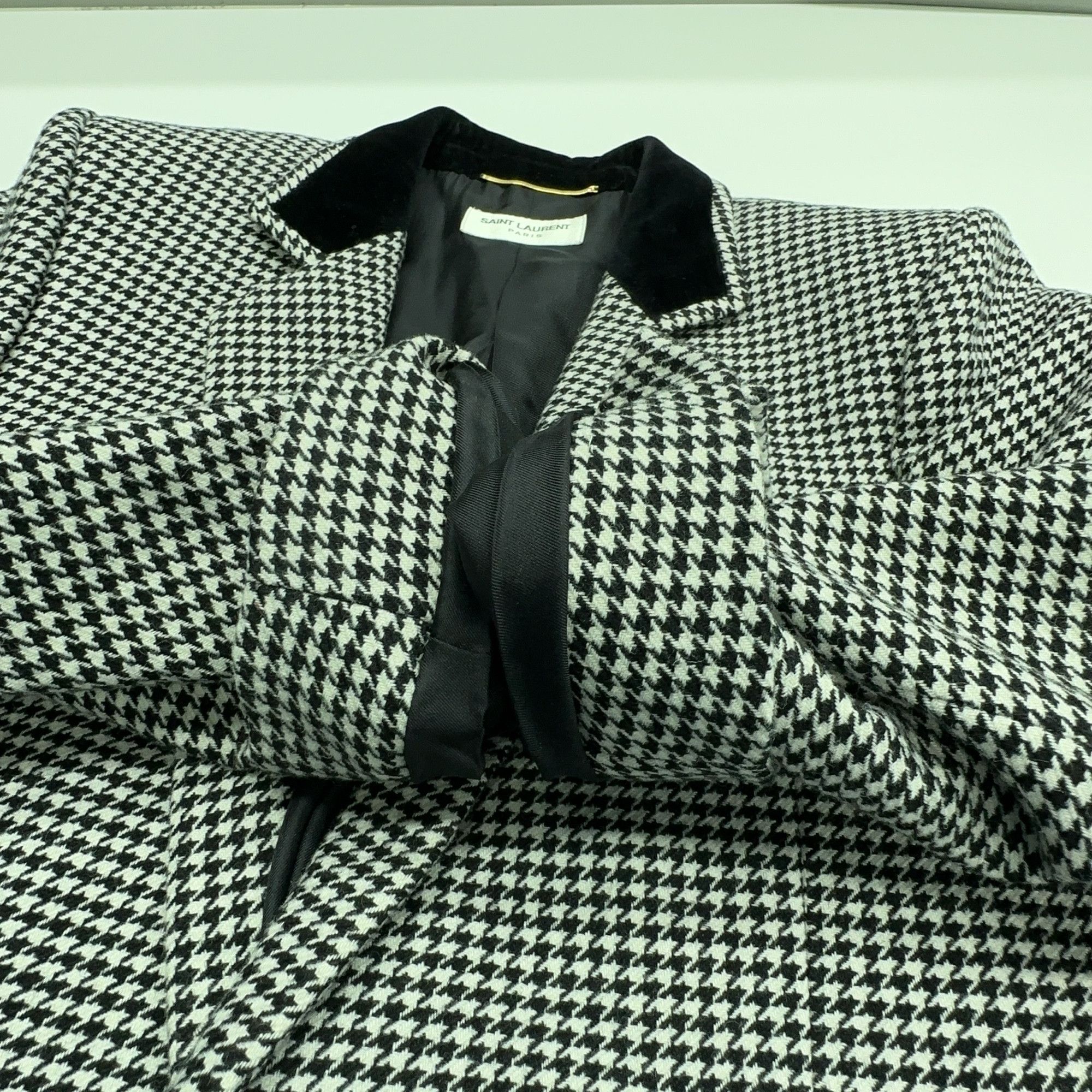 Saint Laurent Paris Saint Laurent Houndstooth Blazer Size 36 Size XS / US 0-2 / IT 36-38 - 6 Thumbnail