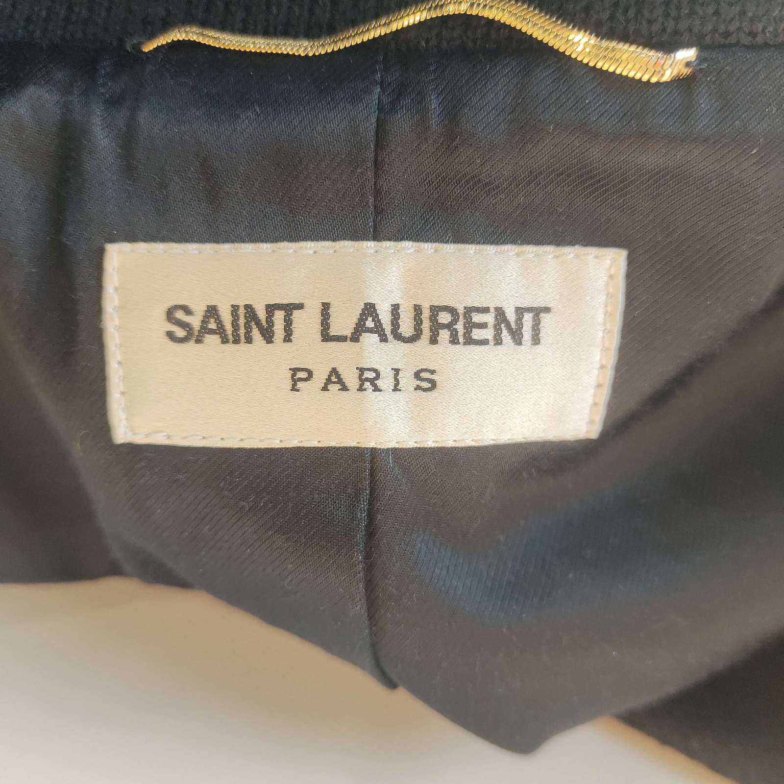 Saint Laurent Paris Saint Laurent Wool Varsity Jacket Size XS Size XS / US 0-2 / IT 36-38 - 3 Thumbnail
