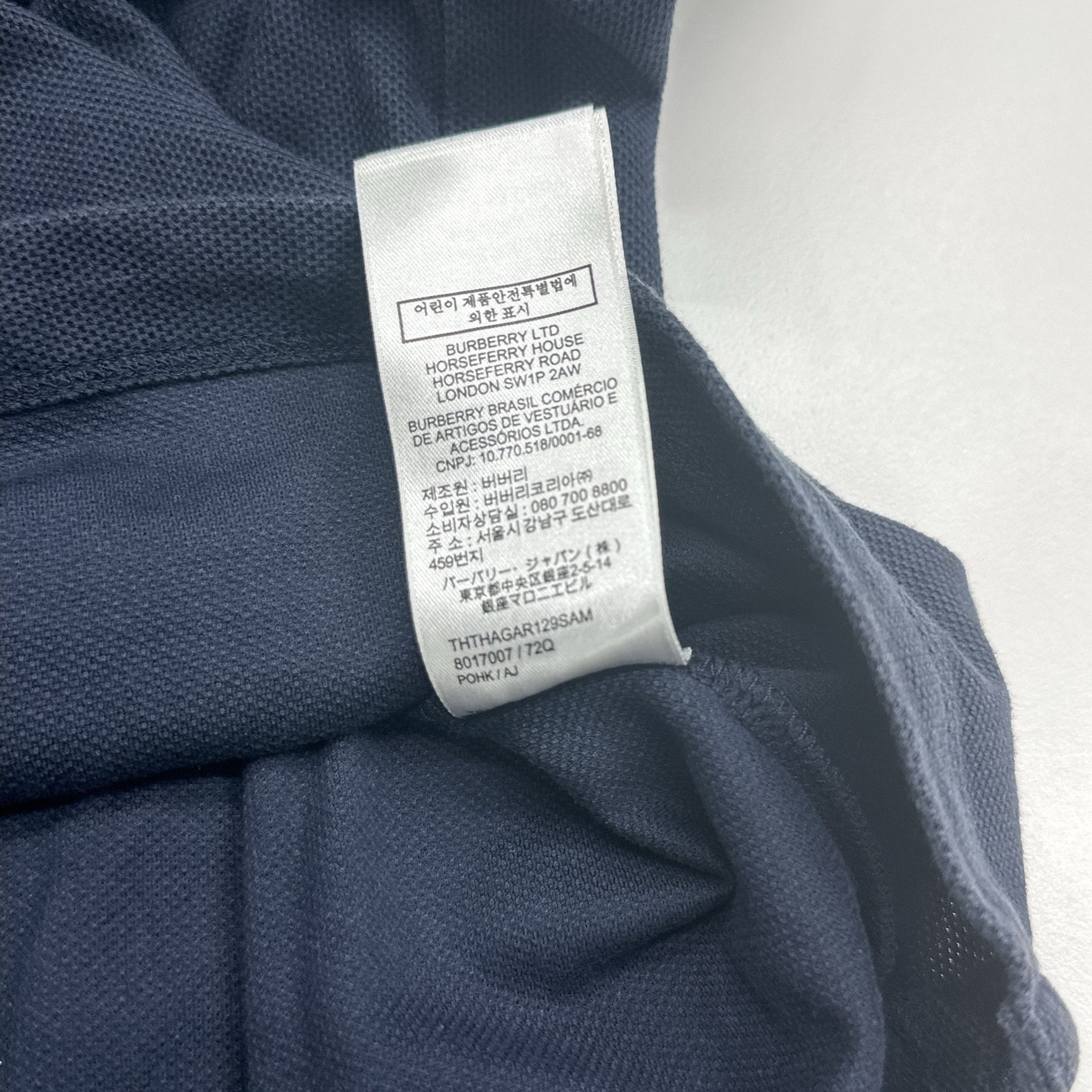 Burberry Burberry TB Monogram Polo Shirt Size M Size US M / EU 48-50 / 2 - 5 Thumbnail