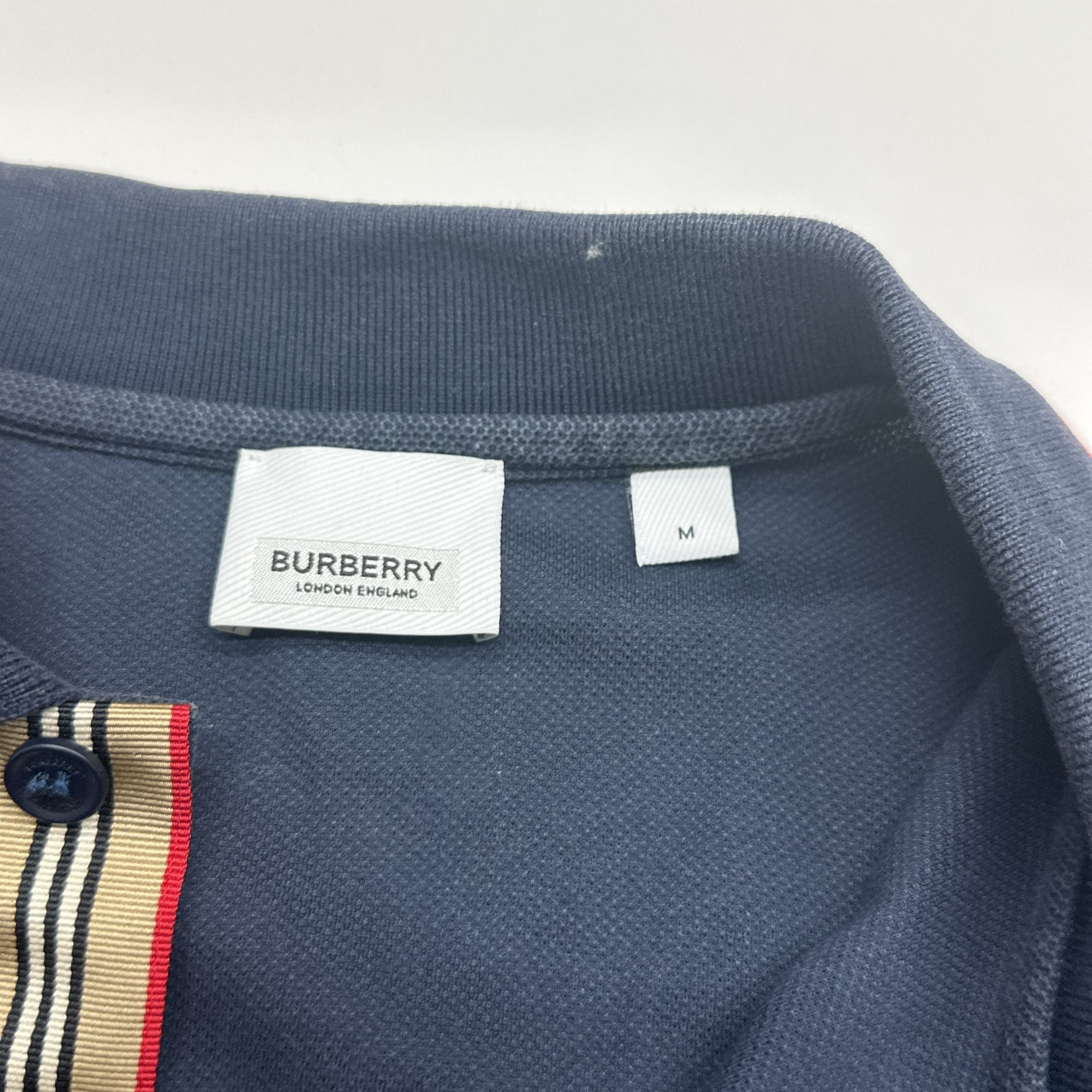 Burberry Burberry TB Monogram Polo Shirt Size M Size US M / EU 48-50 / 2 - 3 Thumbnail