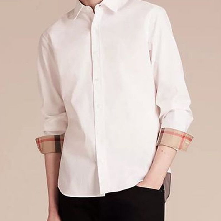 Burberry Burberry Check Collar Button Up Shirt M Size US M / EU 48-50 / 2 - 9 Thumbnail