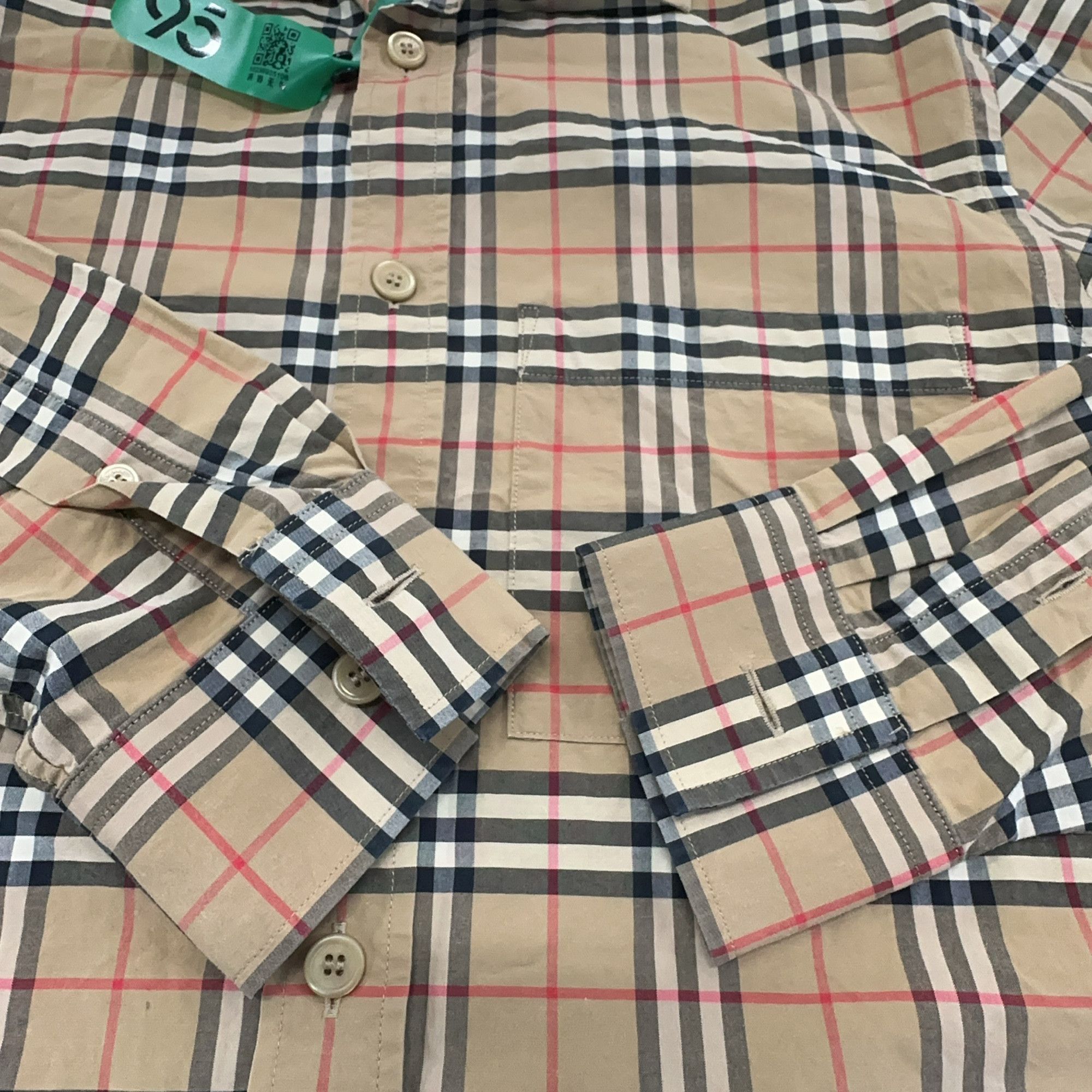 Burberry Burberry Classic Check Button Up Shirt Size XS Size US XS / EU 42 / 0 - 12 Thumbnail
