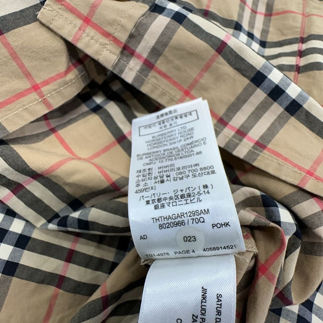 Burberry Burberry Classic Check Button Up Shirt Size XS Size US XS / EU 42 / 0 - 3 Thumbnail