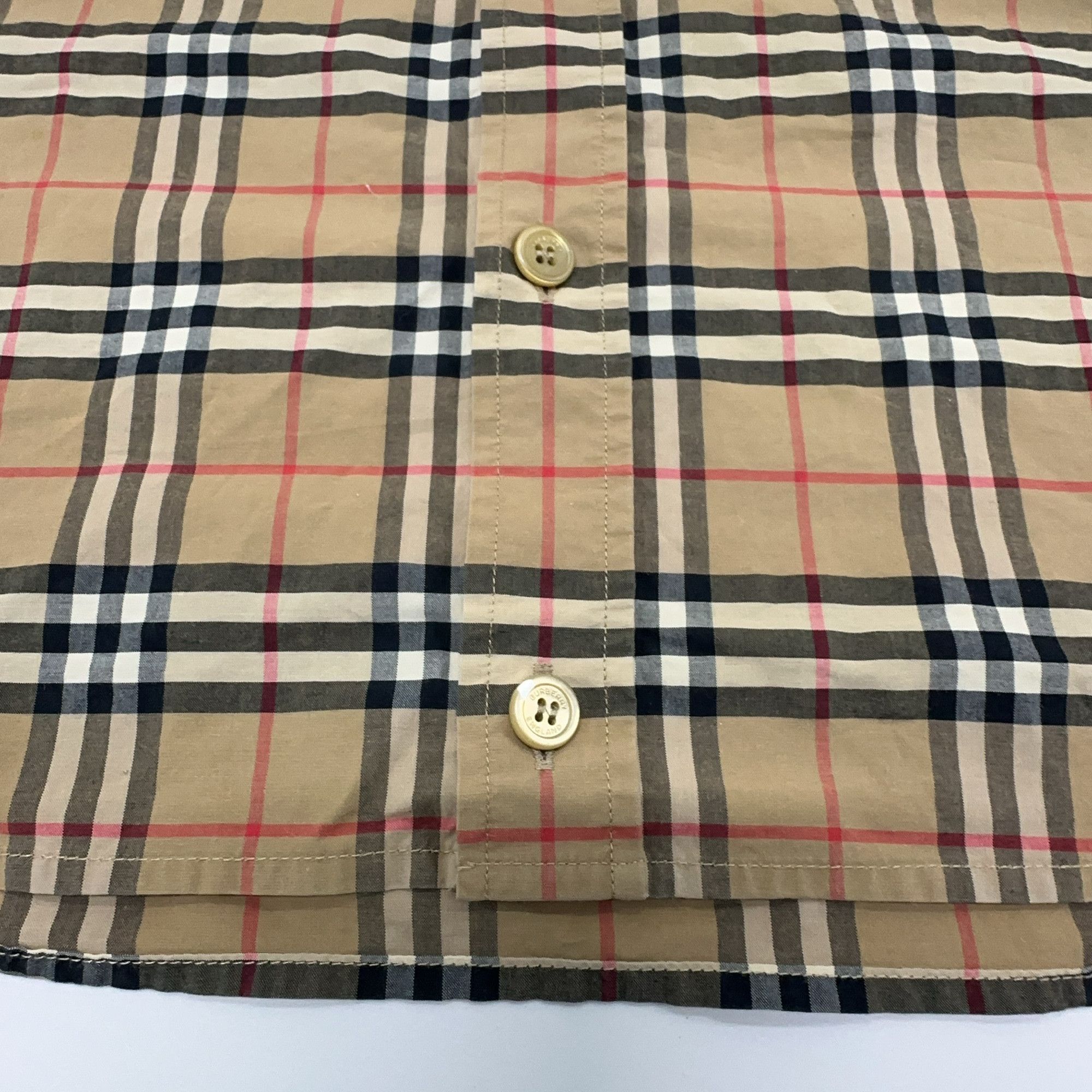 Burberry Burberry Classic Check Button Up Shirt Size XS Size US XS / EU 42 / 0 - 7 Thumbnail