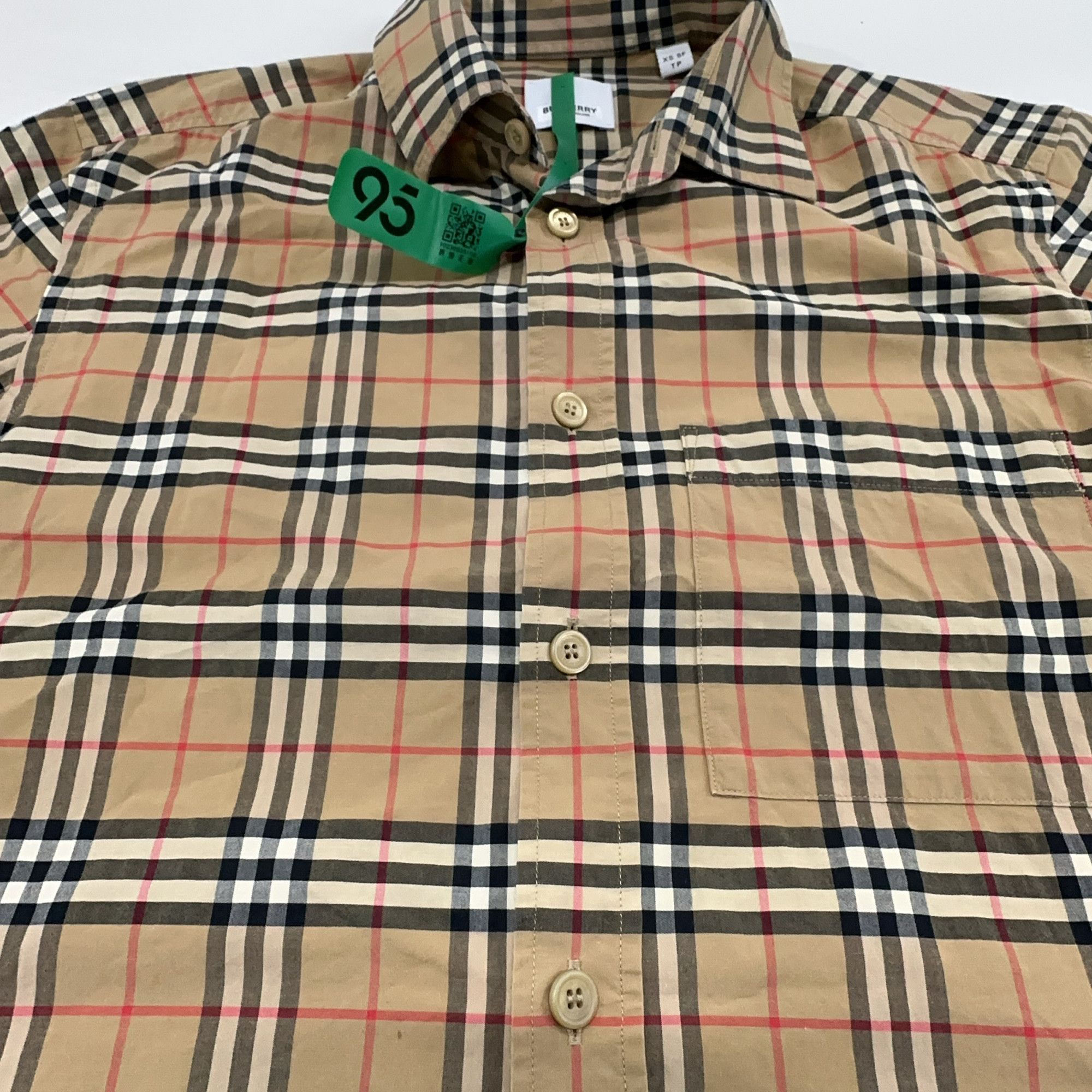 Burberry Burberry Classic Check Button Up Shirt Size XS Size US XS / EU 42 / 0 - 6 Thumbnail