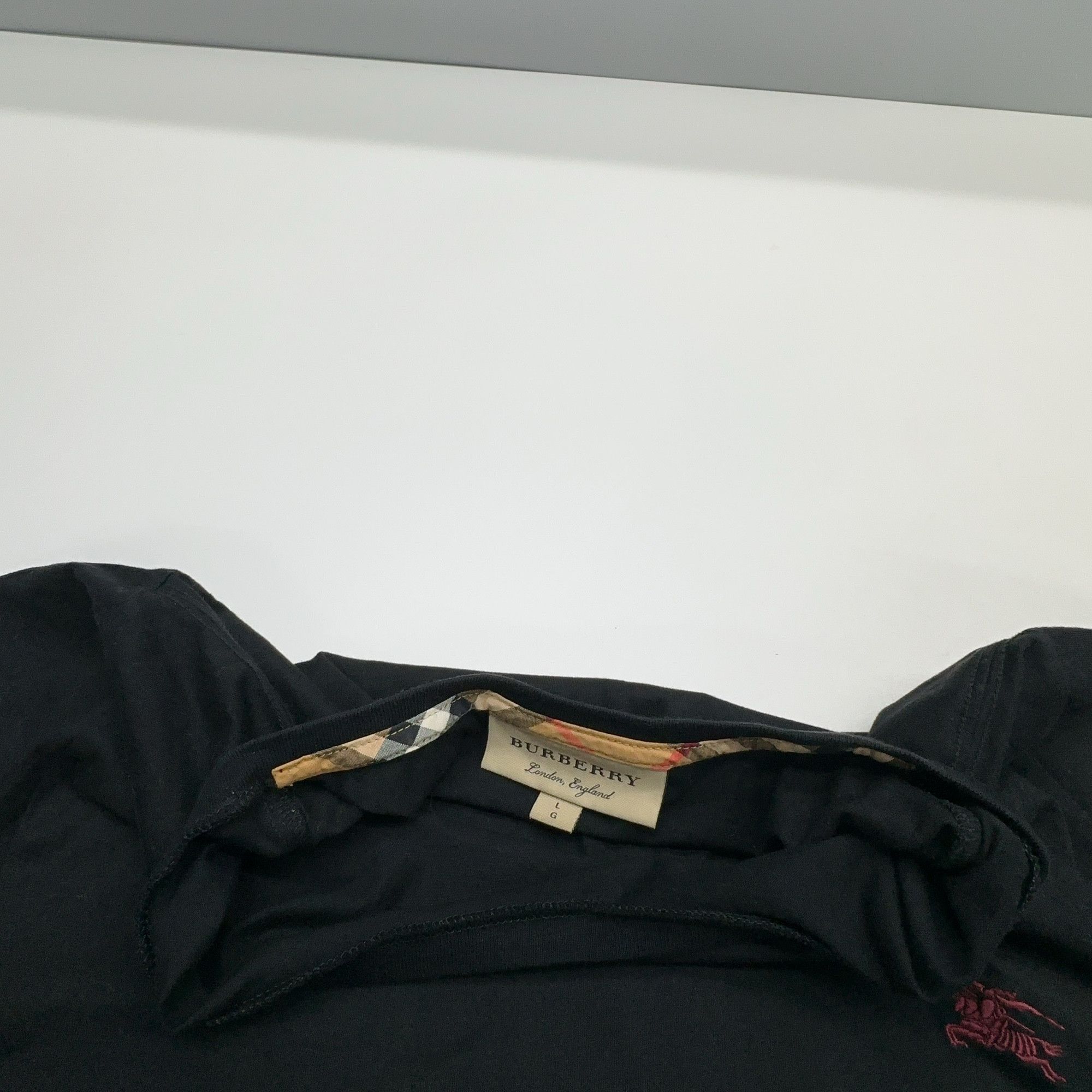 Burberry Burberry Logo Embroidered T-Shirt Size L Size US L / EU 52-54 / 3 - 5 Thumbnail