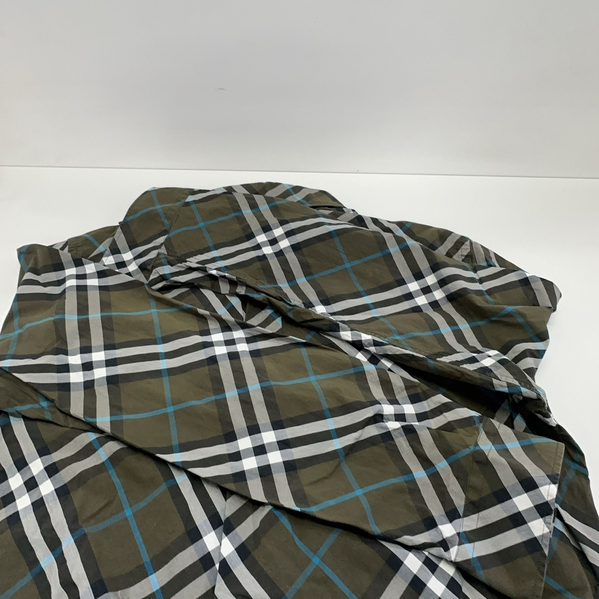 Burberry Burberry Check Cotton Button Up Shirt Size L Size US L / EU 52-54 / 3 - 13 Thumbnail