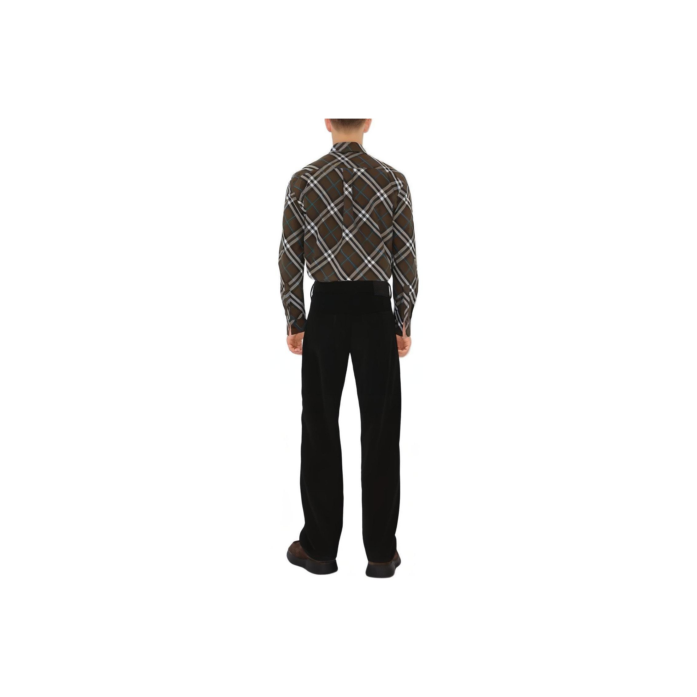 Burberry Burberry Check Cotton Button Up Shirt Size L Size US L / EU 52-54 / 3 - 15 Thumbnail