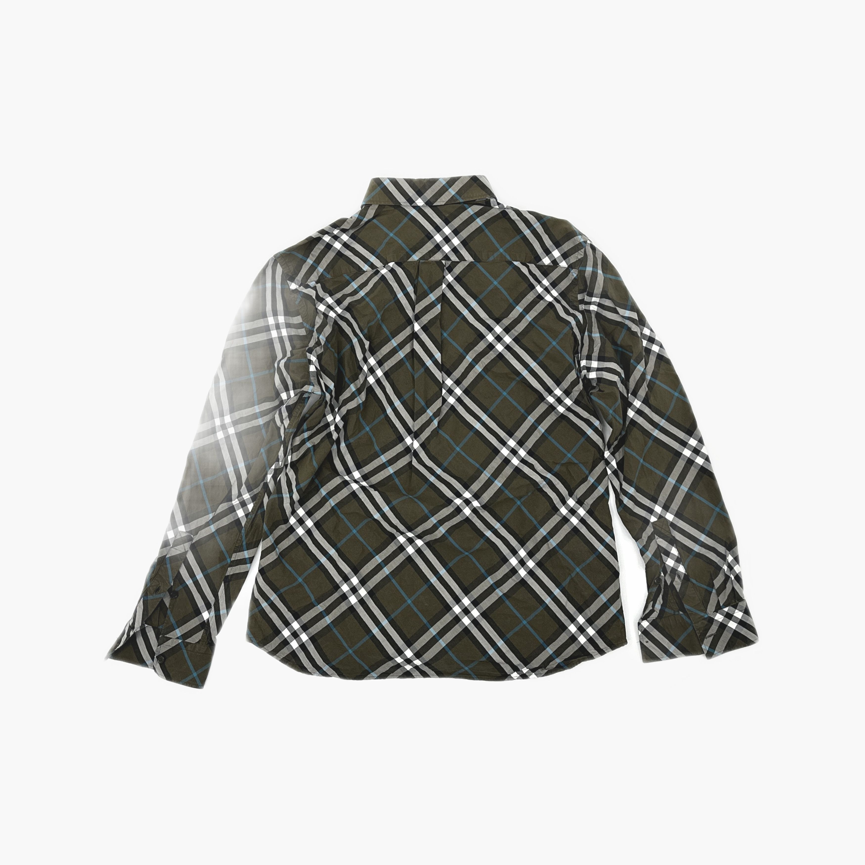 Burberry Burberry Check Cotton Button Up Shirt Size L Size US L / EU 52-54 / 3 - 2 Thumbnail