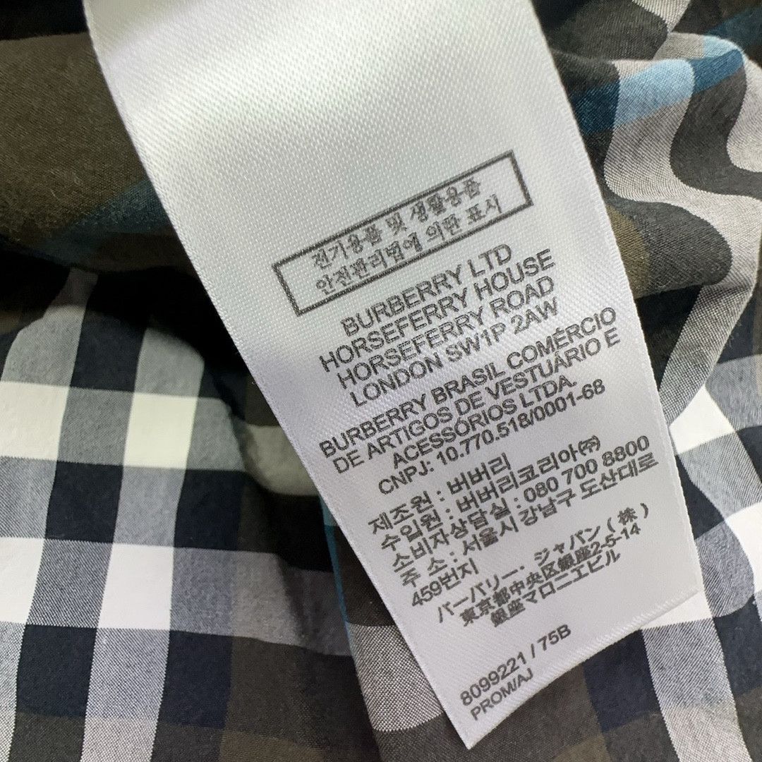 Burberry Burberry Check Cotton Button Up Shirt Size L Size US L / EU 52-54 / 3 - 3 Thumbnail