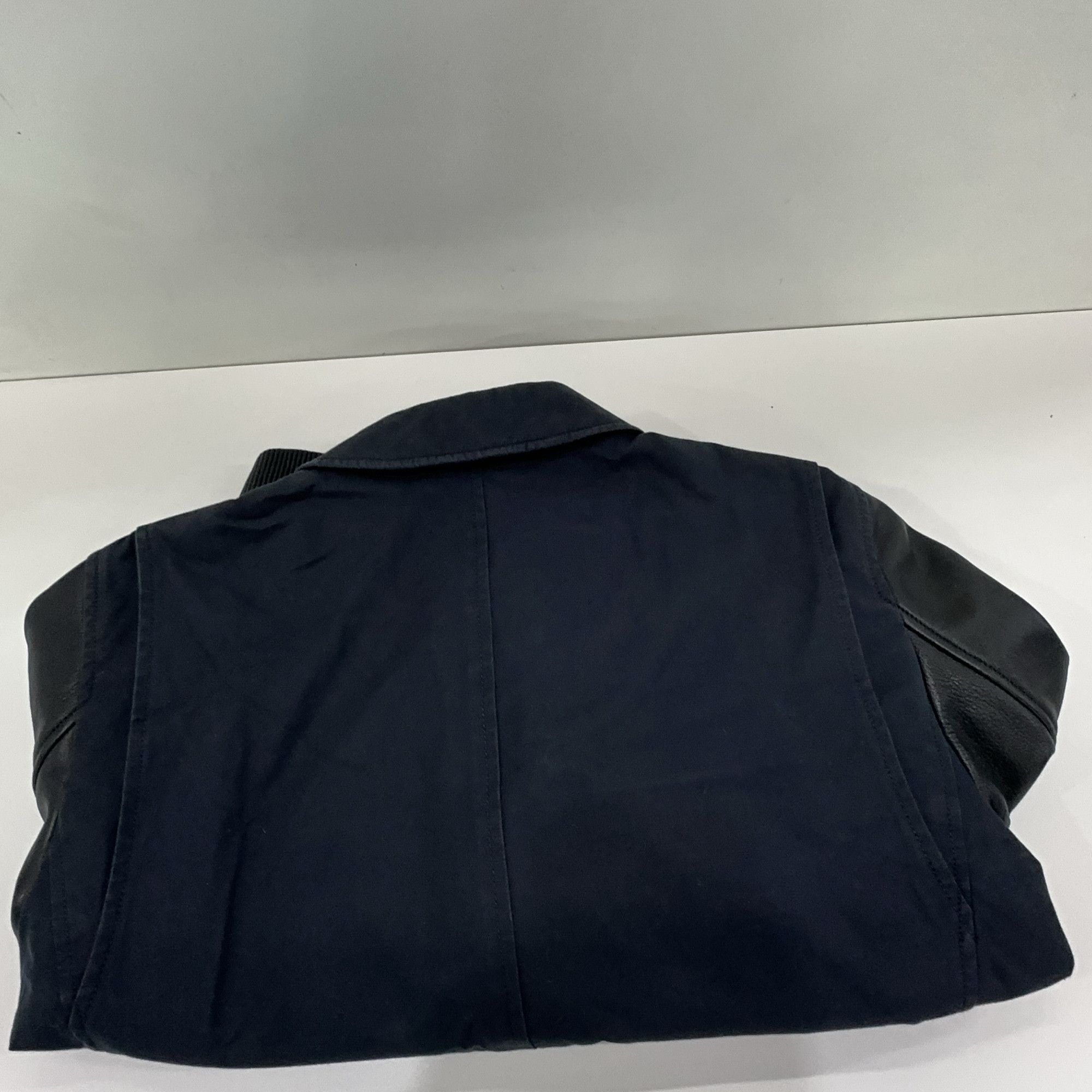 Burberry Burberry Leather Sleeve Bomber Jacket Size S Size US S / EU 44-46 / 1 - 10 Thumbnail