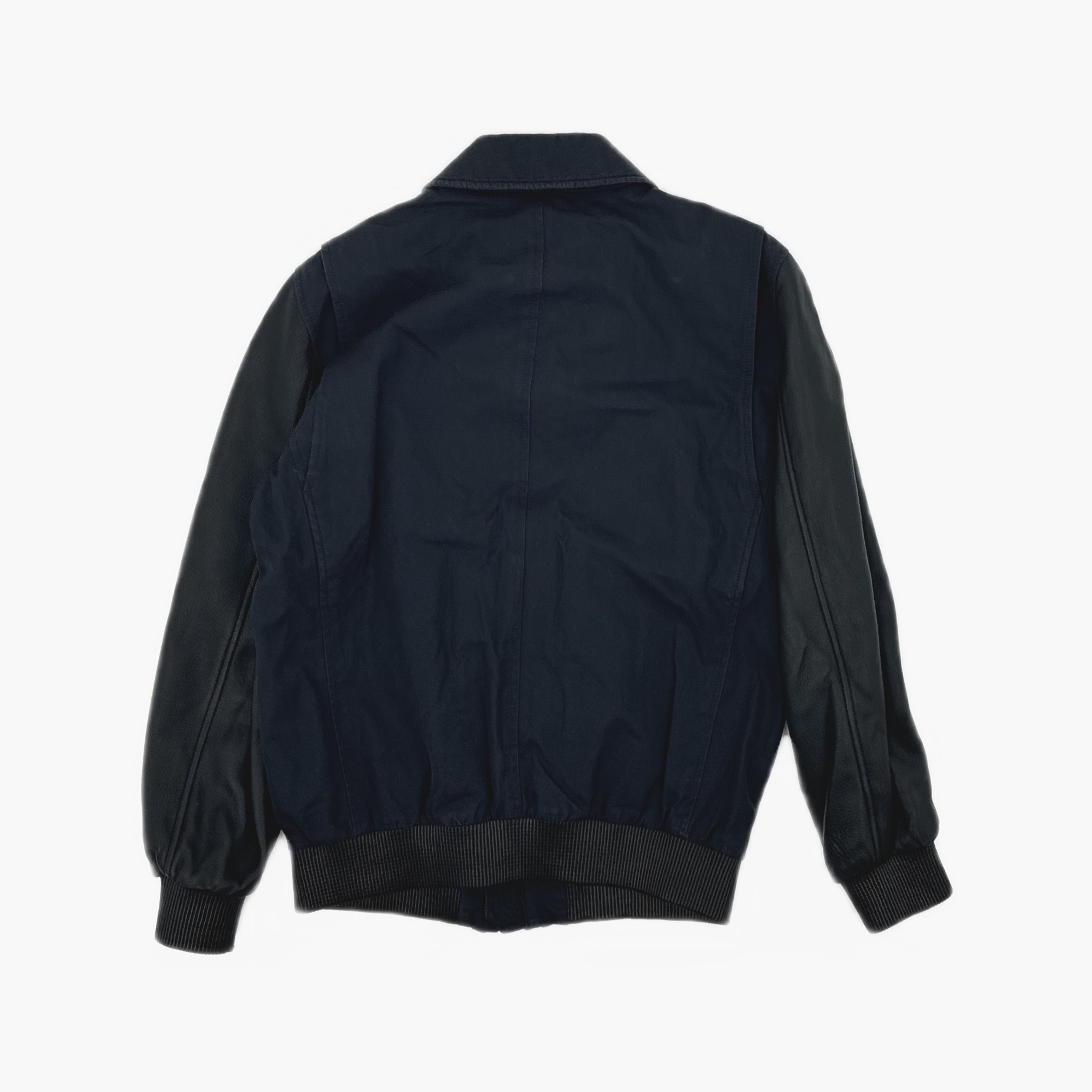 Burberry Burberry Leather Sleeve Bomber Jacket Size S Size US S / EU 44-46 / 1 - 2 Thumbnail