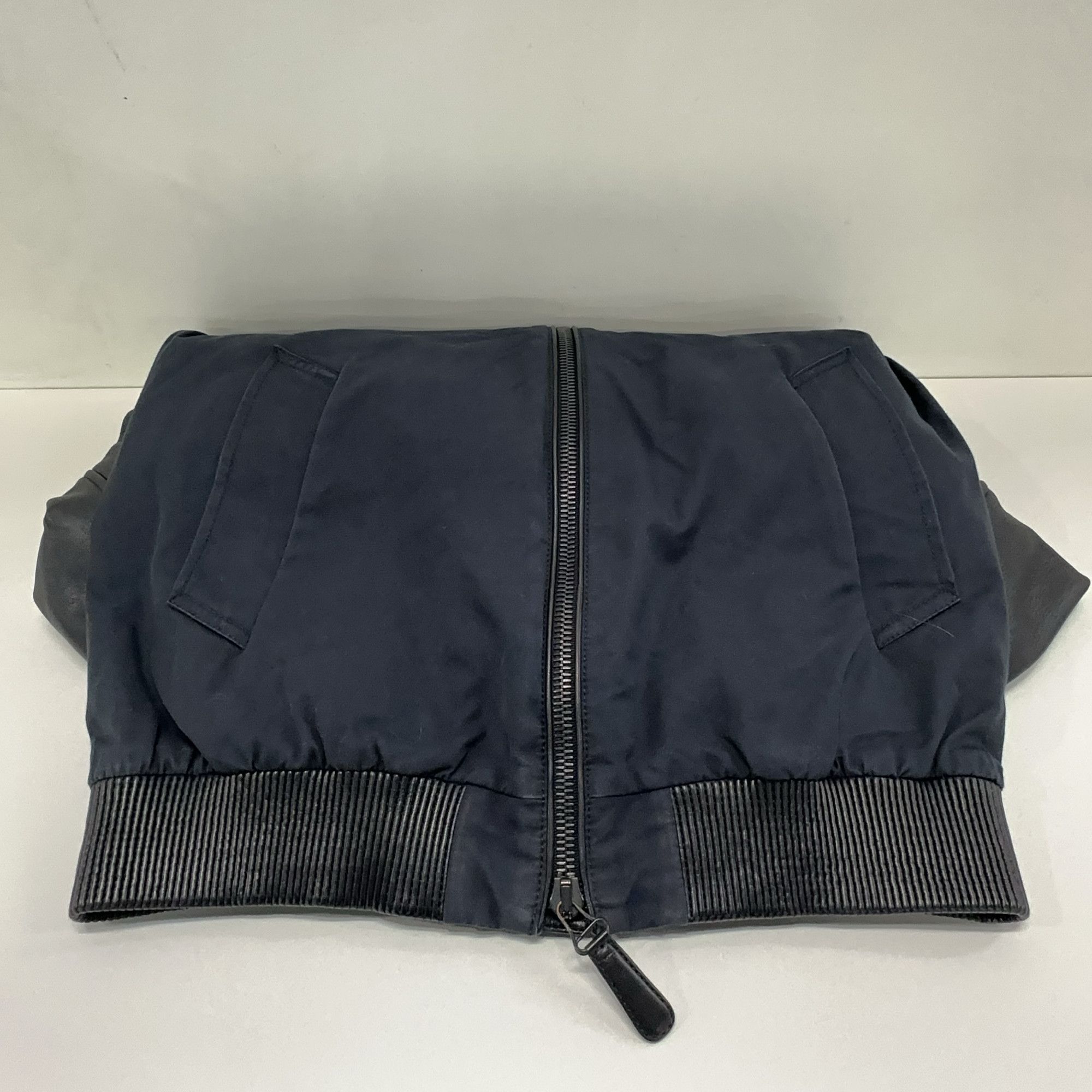 Burberry Burberry Leather Sleeve Bomber Jacket Size S Size US S / EU 44-46 / 1 - 7 Thumbnail
