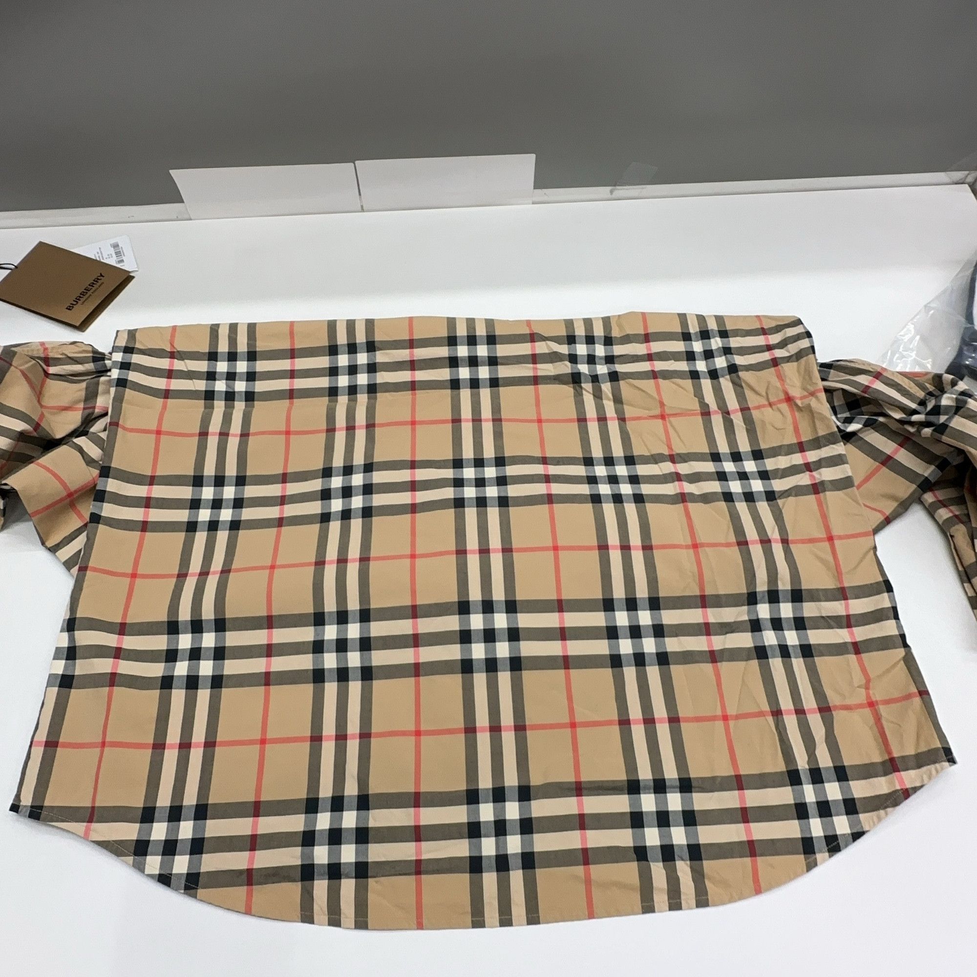 Burberry Burberry Archive Beige Check Button Up Shirt Size XL Size US XL / EU 56 / 4 - 19 Thumbnail