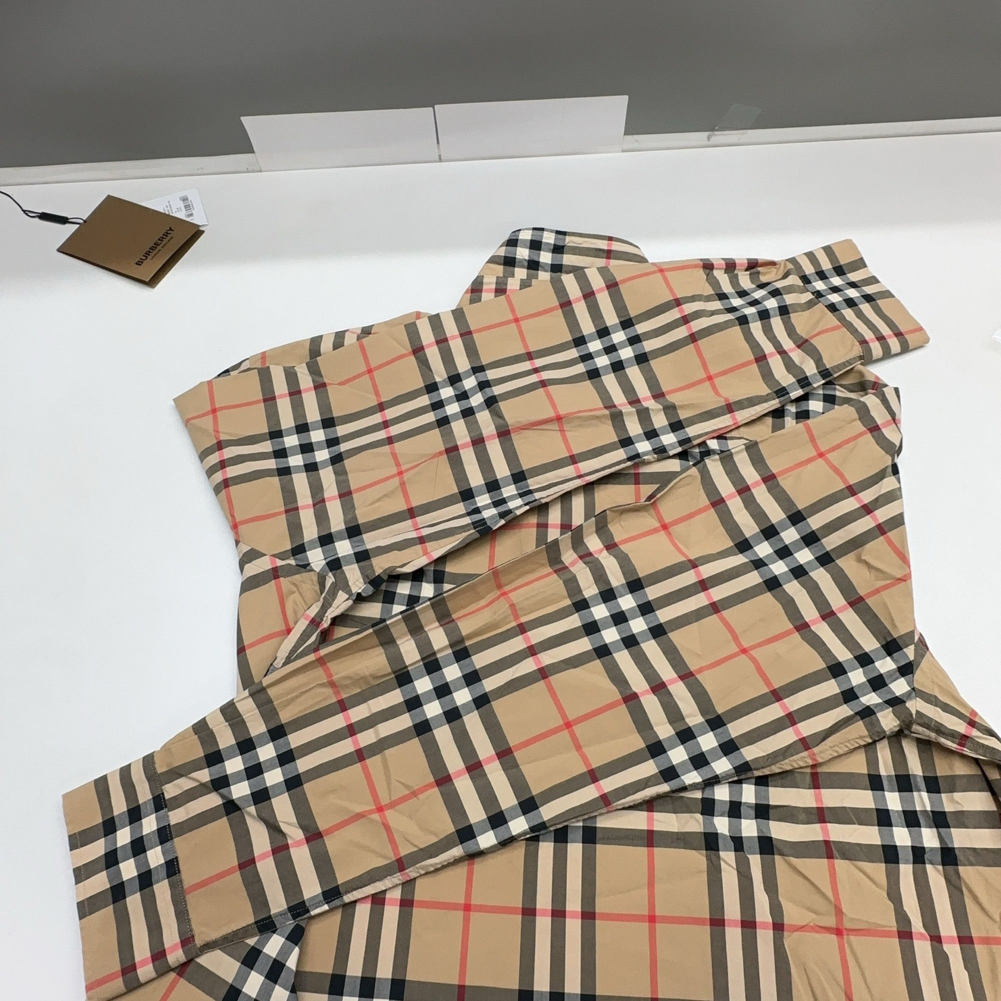 Burberry Burberry Archive Beige Check Button Up Shirt Size XL Size US XL / EU 56 / 4 - 20 Thumbnail