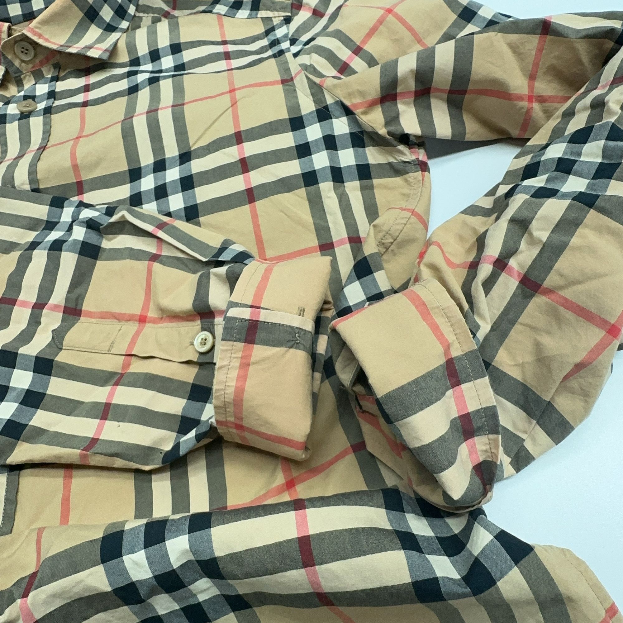 Burberry Burberry Vintage Check Cotton Shirt Size XS Size US XS / EU 42 / 0 - 6 Thumbnail