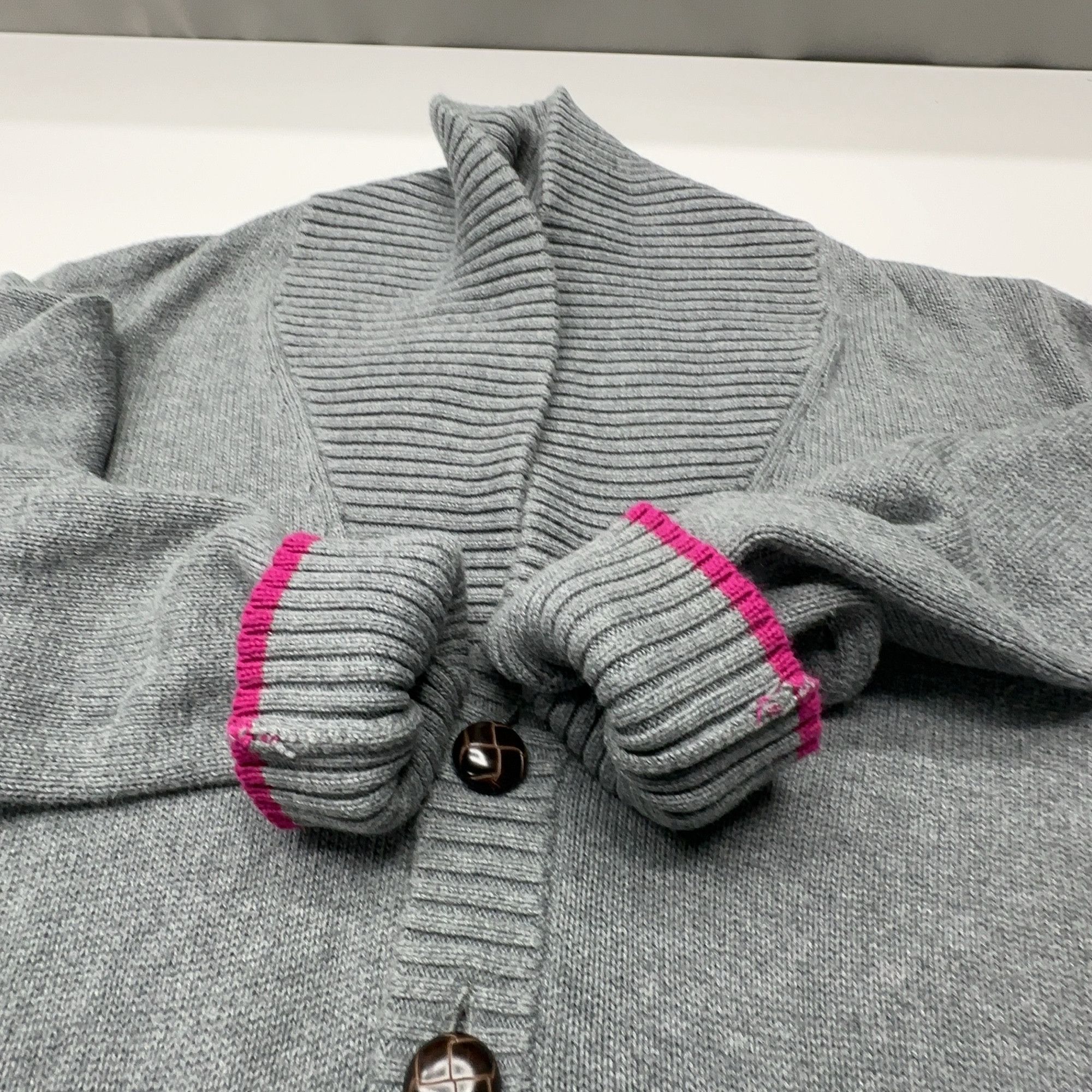 Burberry Burberry Gray Shawl Collar Cardigan Size M Size US M / EU 48-50 / 2 - 7 Thumbnail