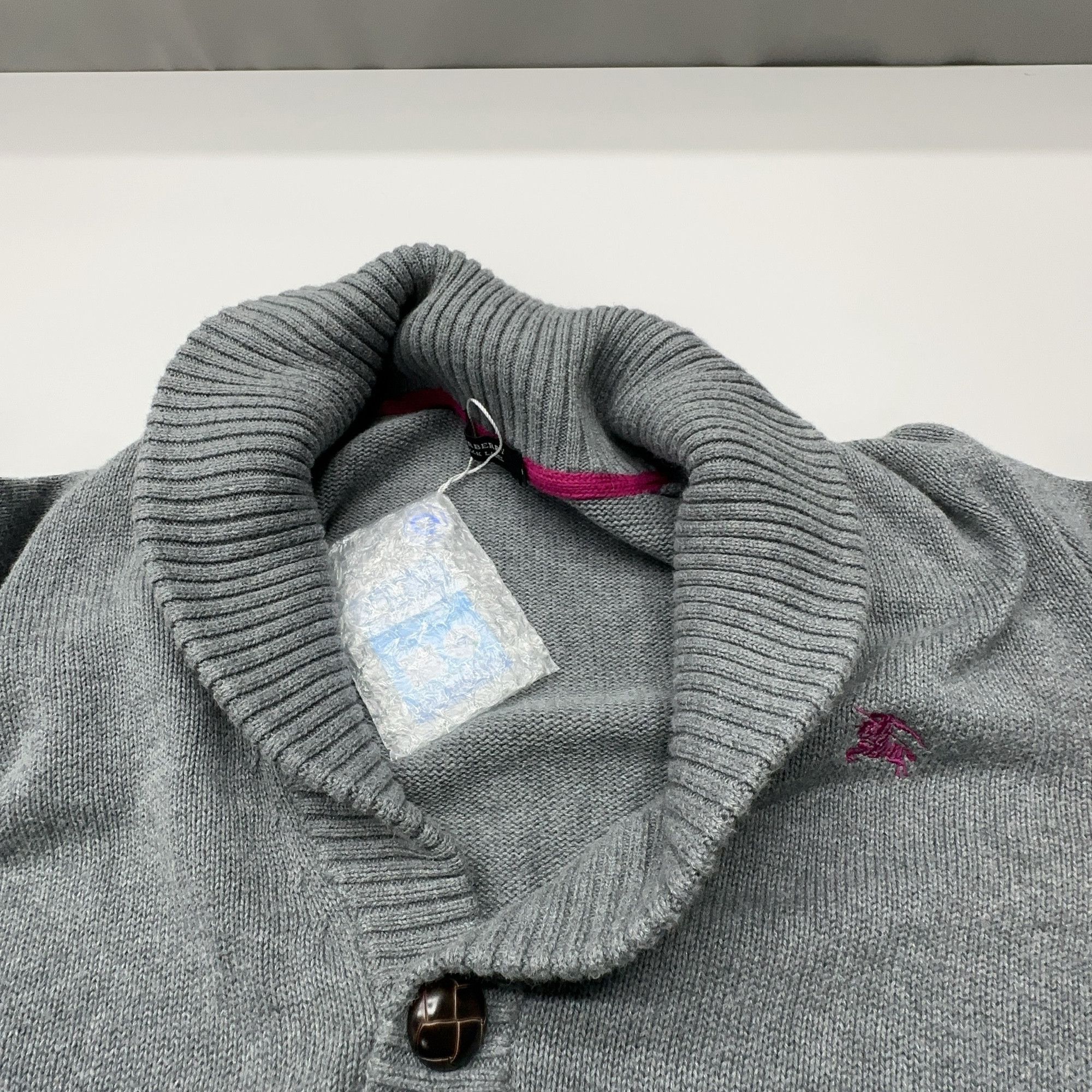 Burberry Burberry Gray Shawl Collar Cardigan Size M Size US M / EU 48-50 / 2 - 5 Thumbnail