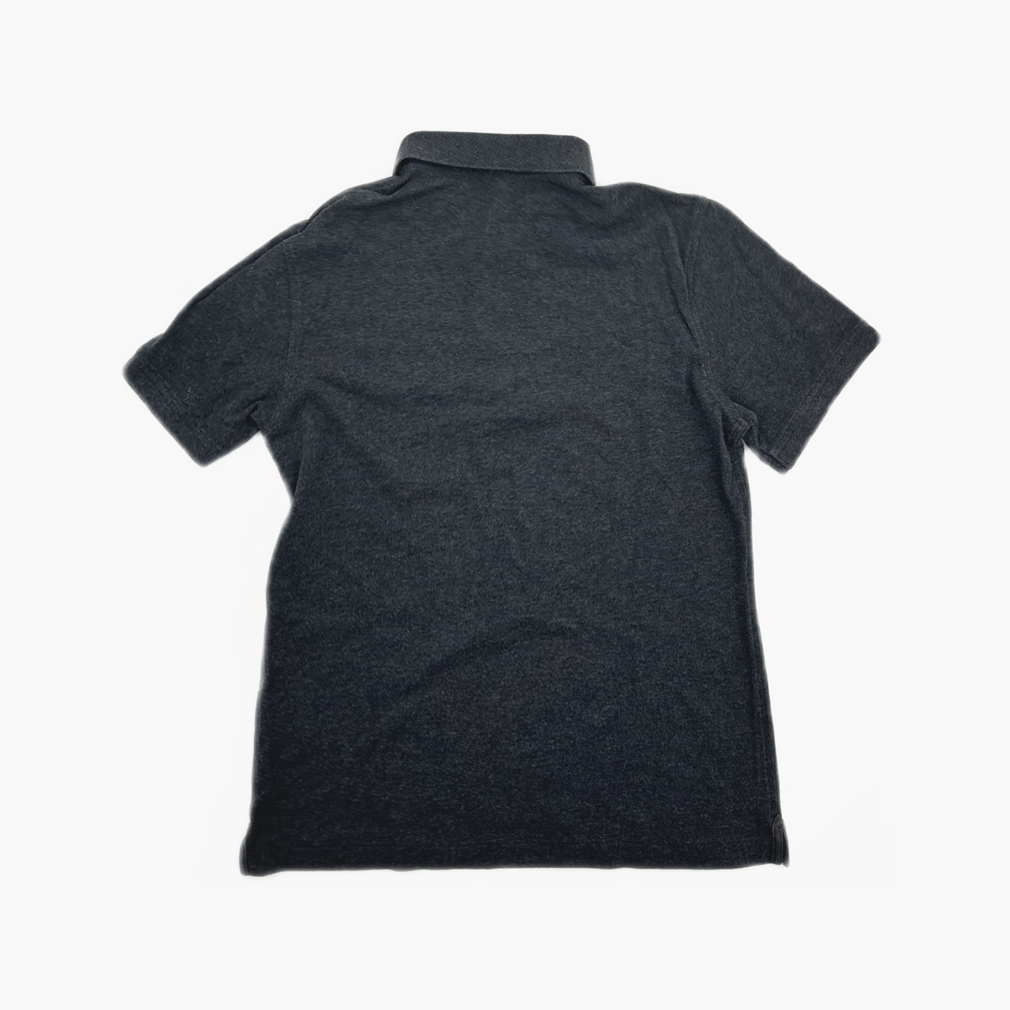 Burberry Burberry Brit Embroidered Logo Polo Dark Gray M Size US M / EU 48-50 / 2 - 2 Thumbnail
