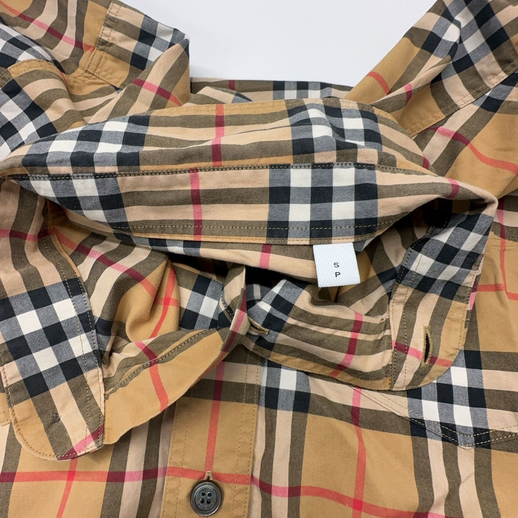 Burberry Burberry Classic Check Short Sleeve Shirt Size S Size US S / EU 44-46 / 1 - 5 Thumbnail