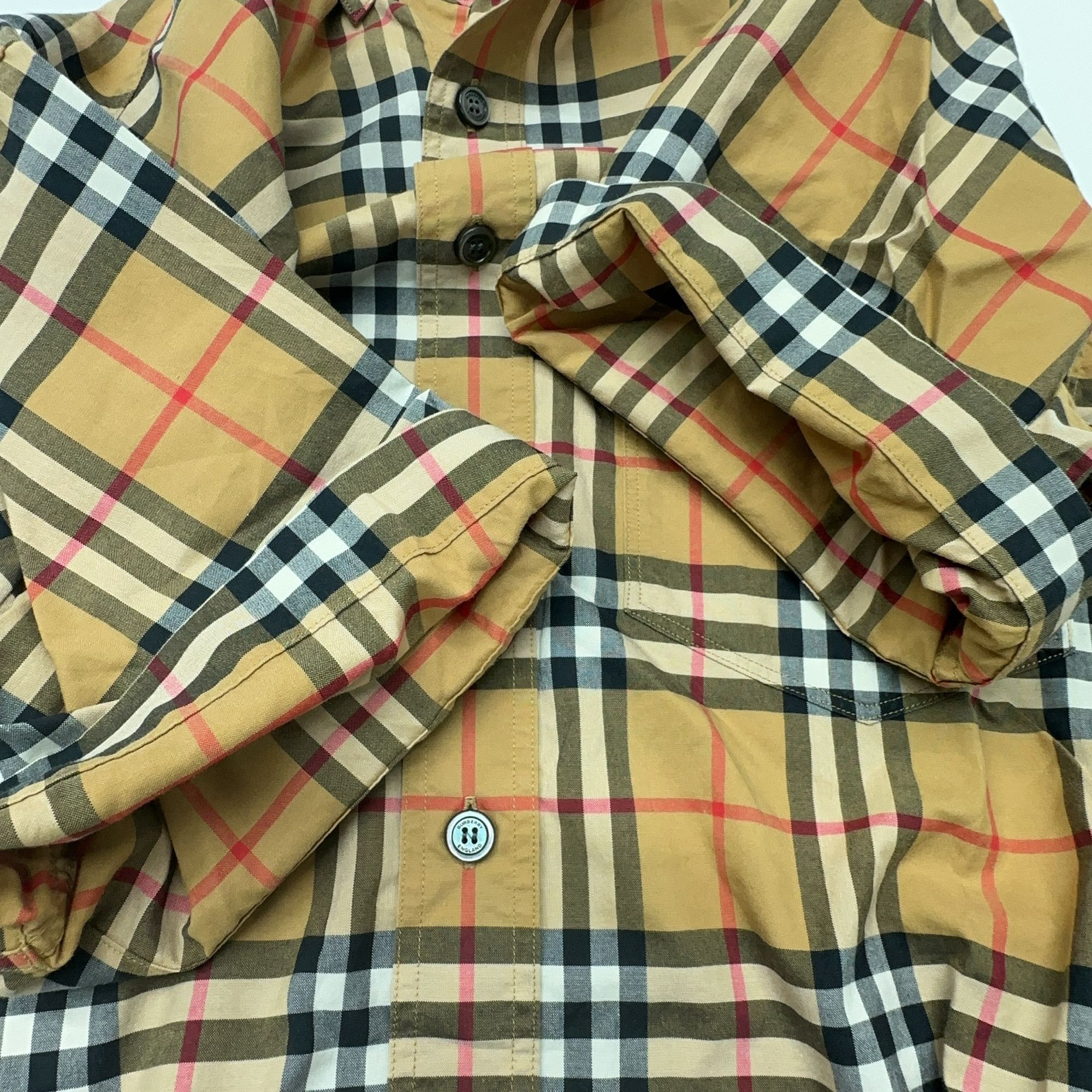 Burberry Burberry Classic Check Short Sleeve Shirt Size S Size US S / EU 44-46 / 1 - 6 Thumbnail