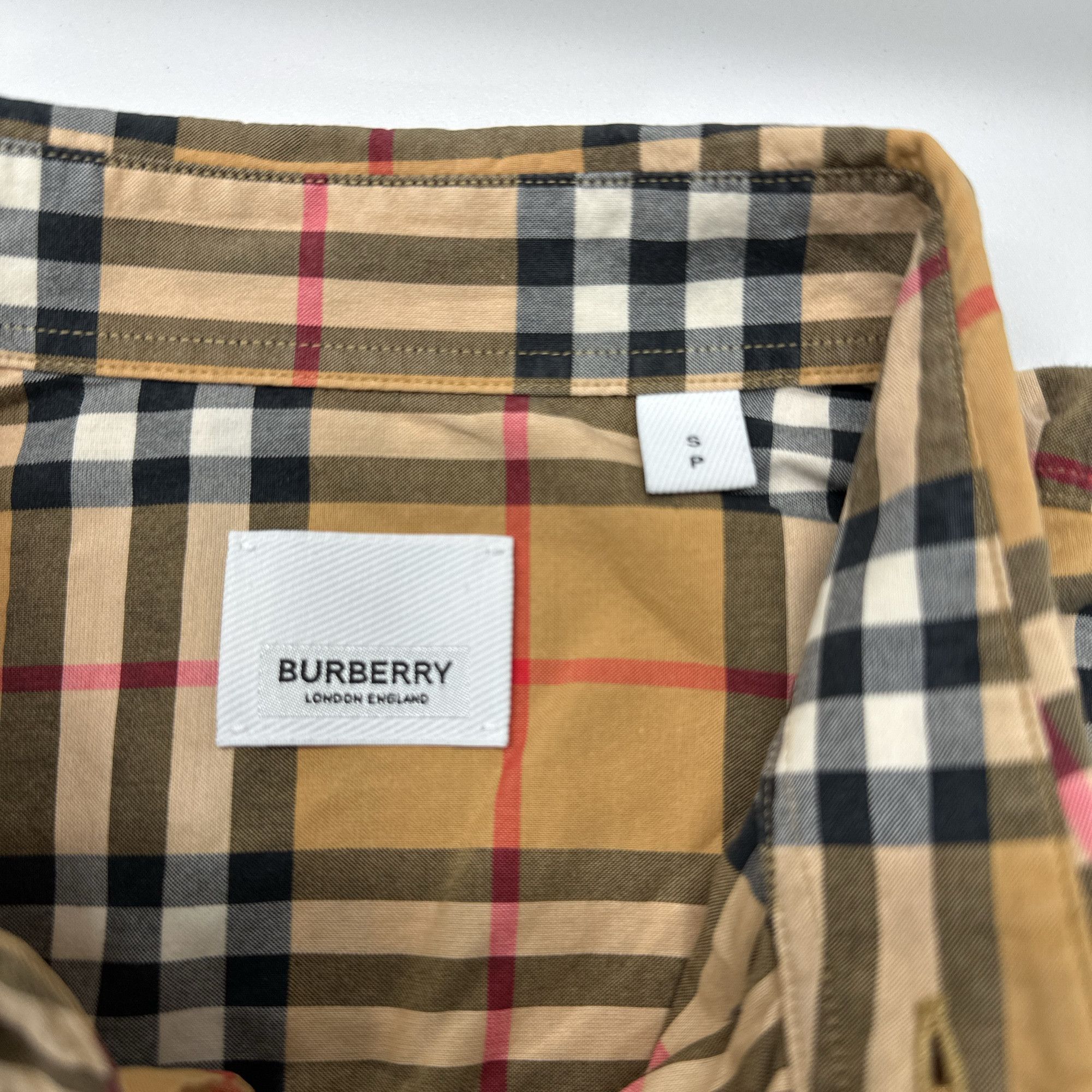 Burberry Burberry Classic Check Short Sleeve Shirt Size S Size US S / EU 44-46 / 1 - 3 Thumbnail