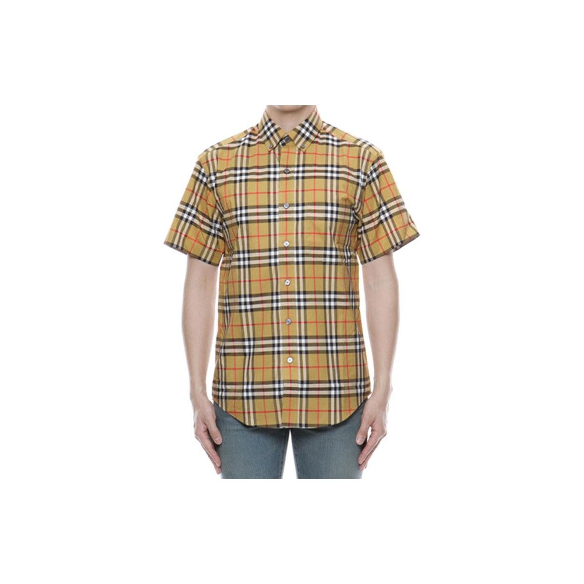 Burberry Burberry Classic Check Short Sleeve Shirt Size S Size US S / EU 44-46 / 1 - 7 Thumbnail