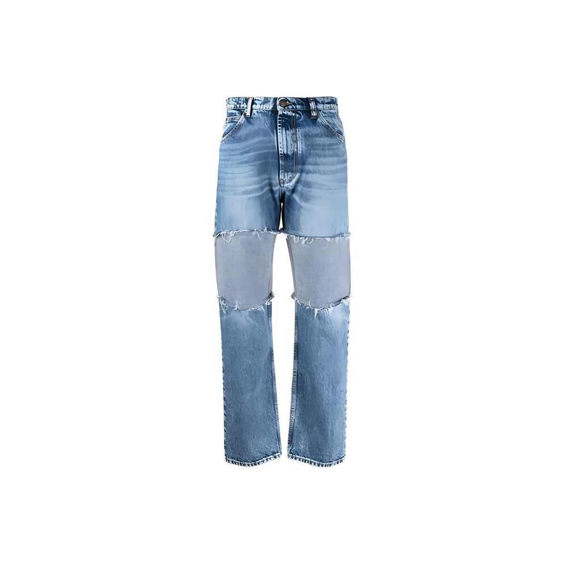 Maison Margiela Maison Margiela Patchwork Denim Jeans Size 36 Size 26" / US 2 / IT 38 - 11 Thumbnail
