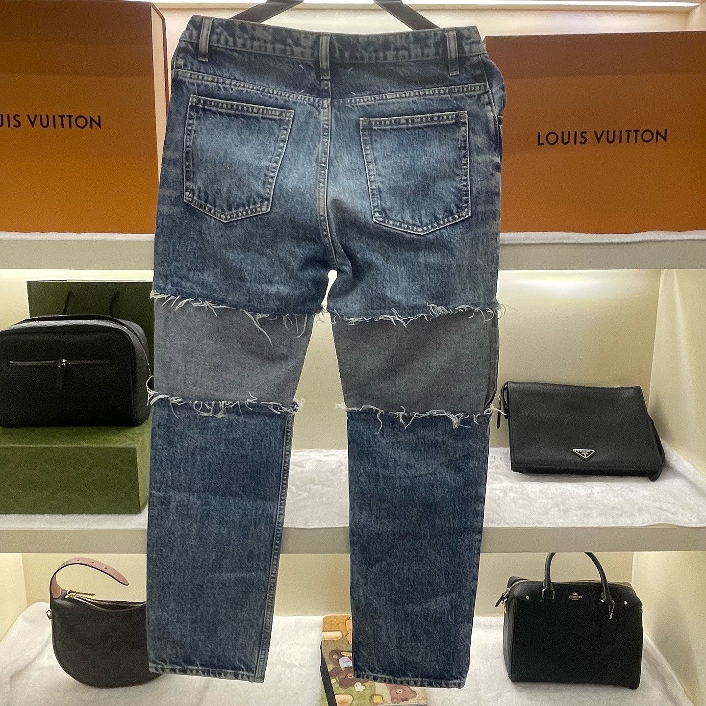 Maison Margiela Maison Margiela Patchwork Denim Jeans Size 36 Size 26" / US 2 / IT 38 - 2 Thumbnail
