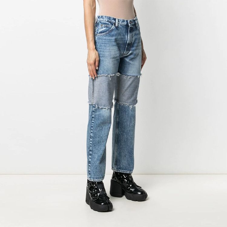 Maison Margiela Maison Margiela Patchwork Denim Jeans Size 36 Size 26" / US 2 / IT 38 - 14 Thumbnail