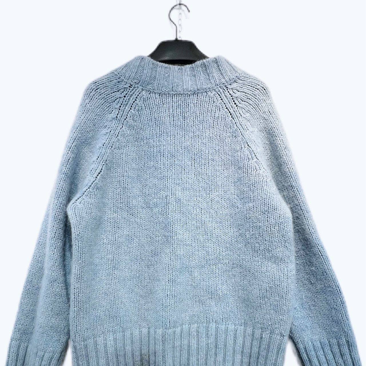 Maison Margiela Maison Margiela Blue Wool-Blend Cardigan Size L Size L / US 10 / IT 46 - 2 Thumbnail