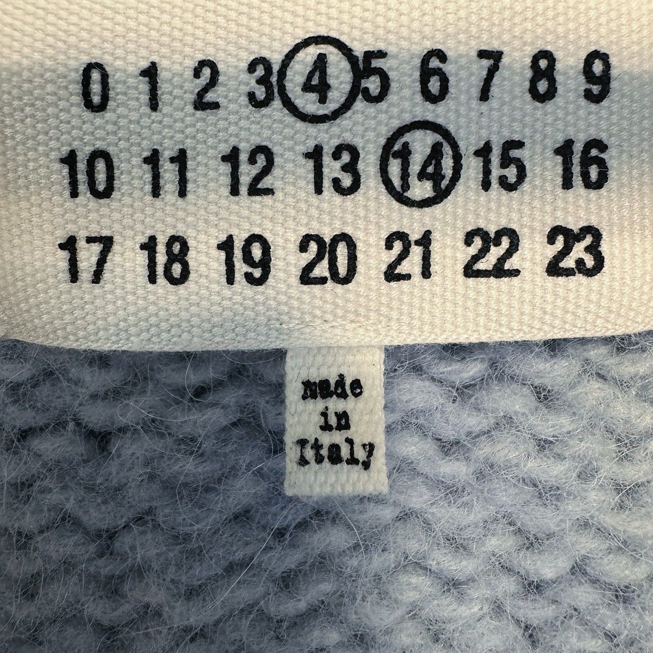 Maison Margiela Maison Margiela Blue Wool-Blend Cardigan Size L Size L / US 10 / IT 46 - 3 Thumbnail