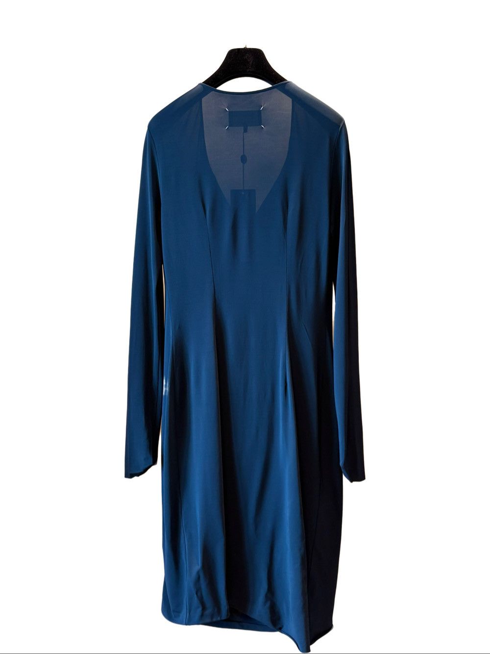 Maison Margiela Maison Margiela Navy Zip Detail Midi Dress Size 38 Size XS / US 0-2 / IT 36-38 - 2 Thumbnail