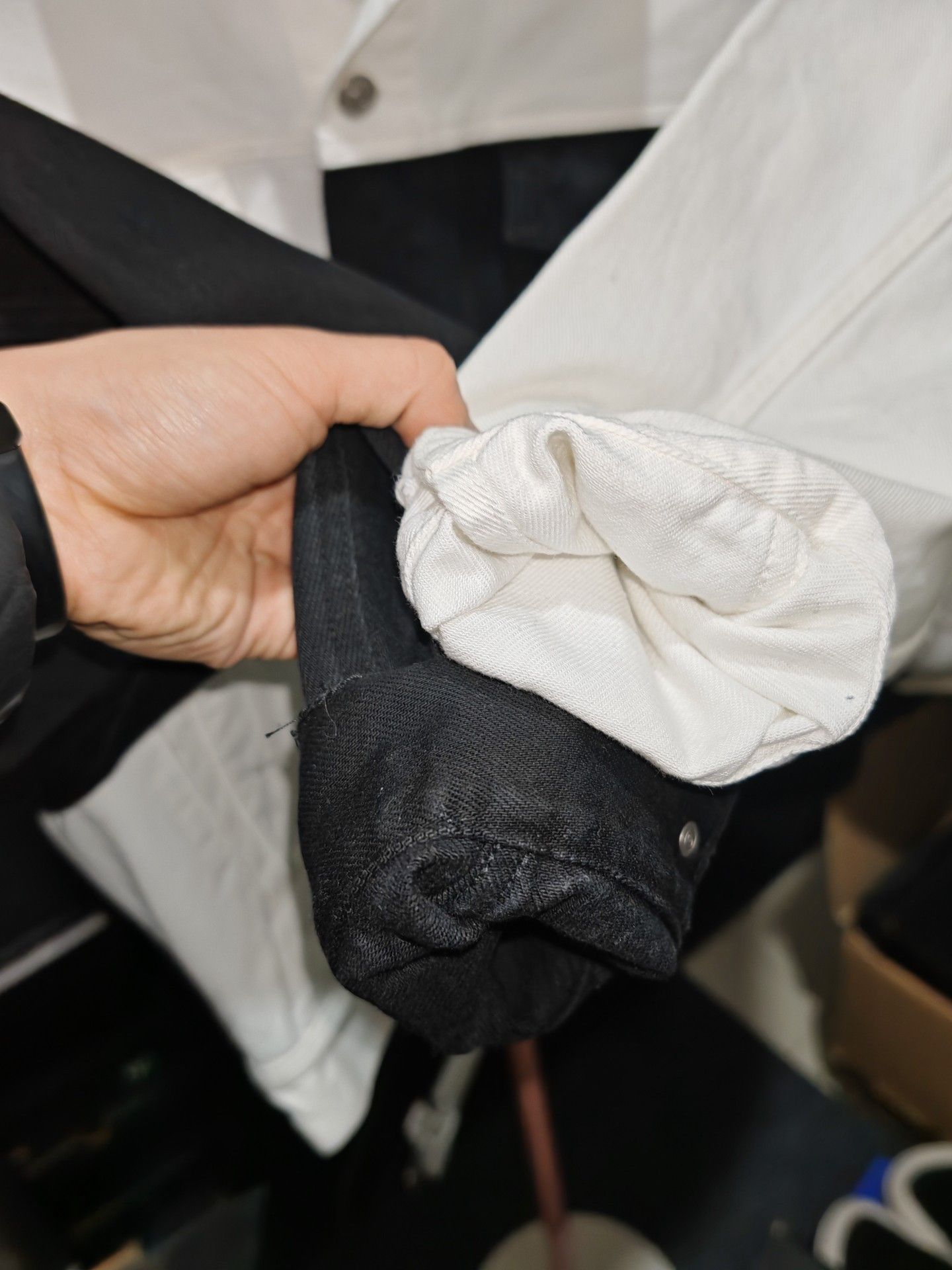 MM6 MM6 Maison Margiela Color Block Denim Jacket Size 38 Size XS / US 0-2 / IT 36-38 - 8 Thumbnail