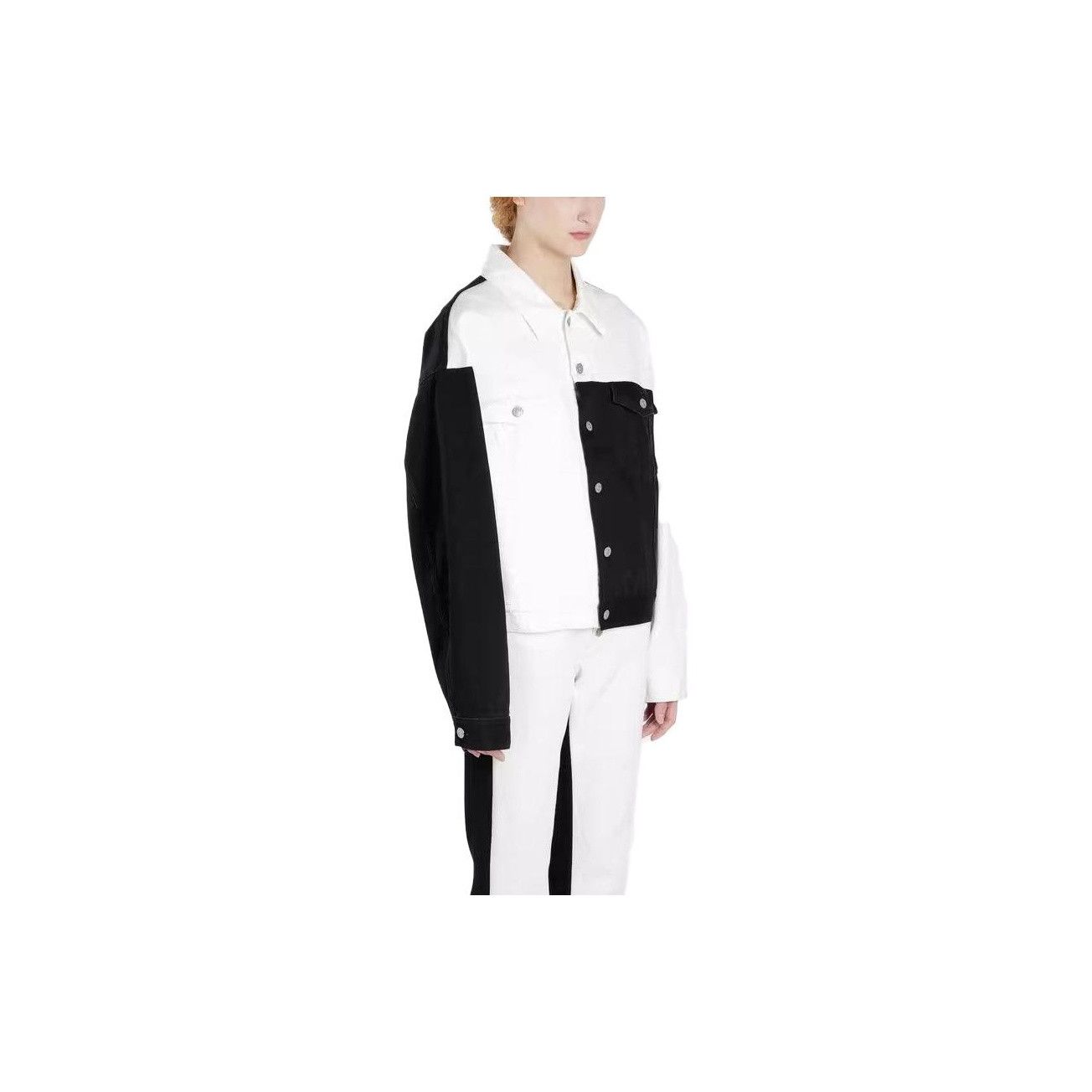 MM6 MM6 Maison Margiela Color Block Denim Jacket Size 38 Size XS / US 0-2 / IT 36-38 - 11 Thumbnail