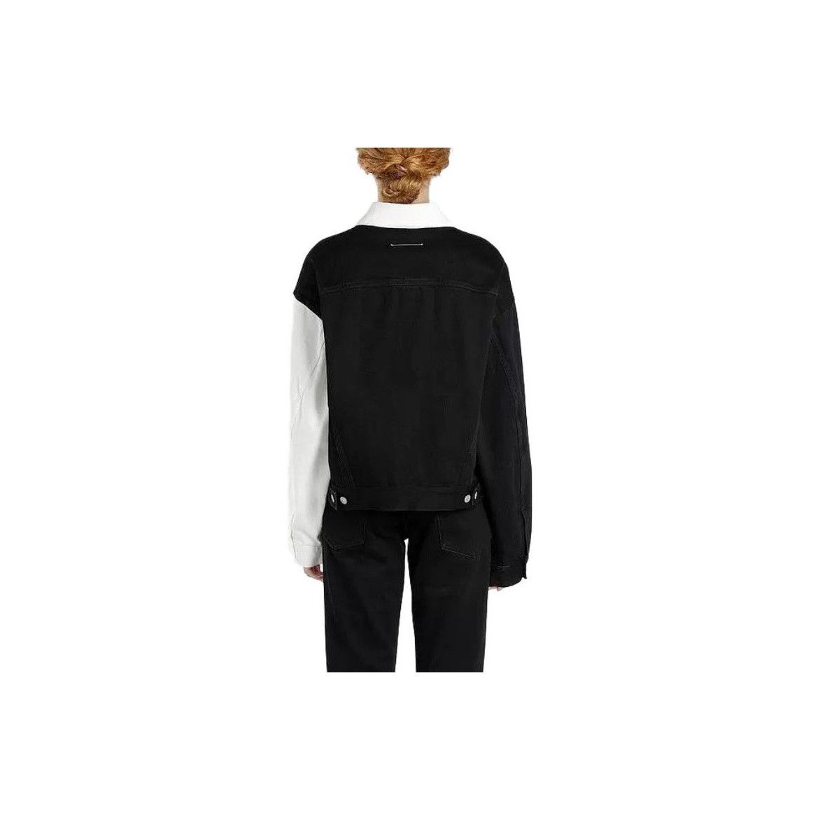 MM6 MM6 Maison Margiela Color Block Denim Jacket Size 38 Size XS / US 0-2 / IT 36-38 - 10 Thumbnail