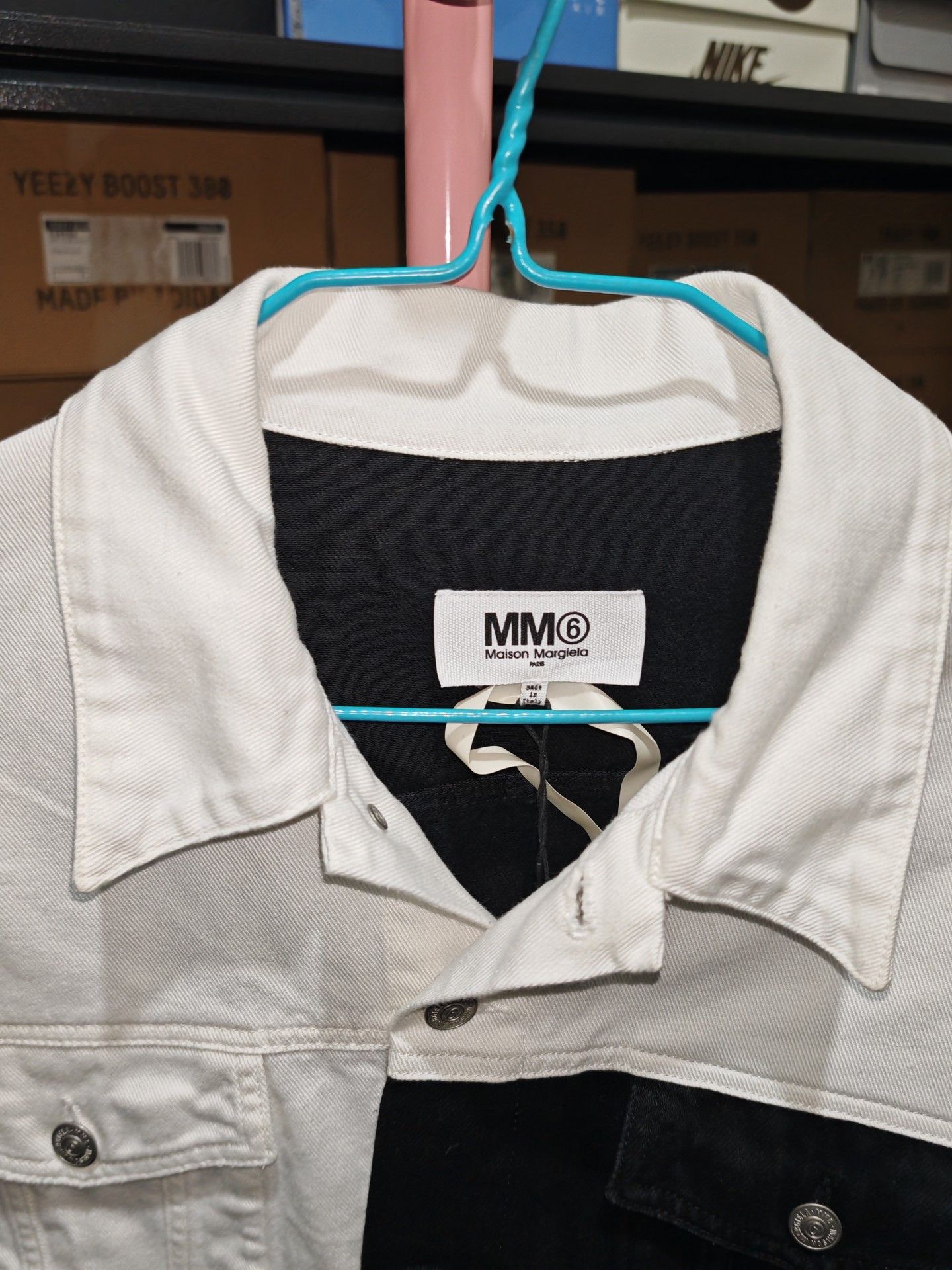 MM6 MM6 Maison Margiela Color Block Denim Jacket Size 38 Size XS / US 0-2 / IT 36-38 - 5 Thumbnail