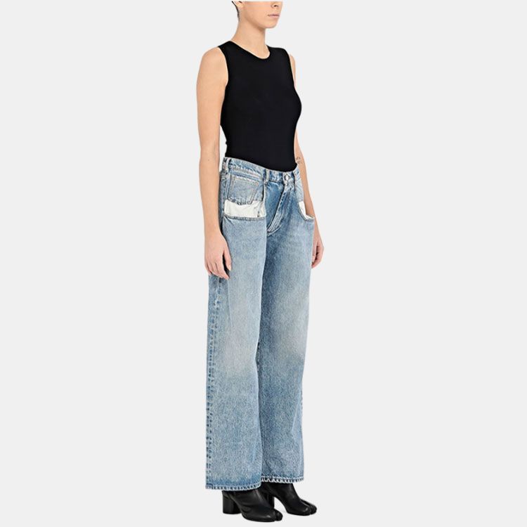 Maison Margiela Maison Margiela Wide Leg Jeans Size 38 Size 26" / US 2 / IT 38 - 10 Thumbnail