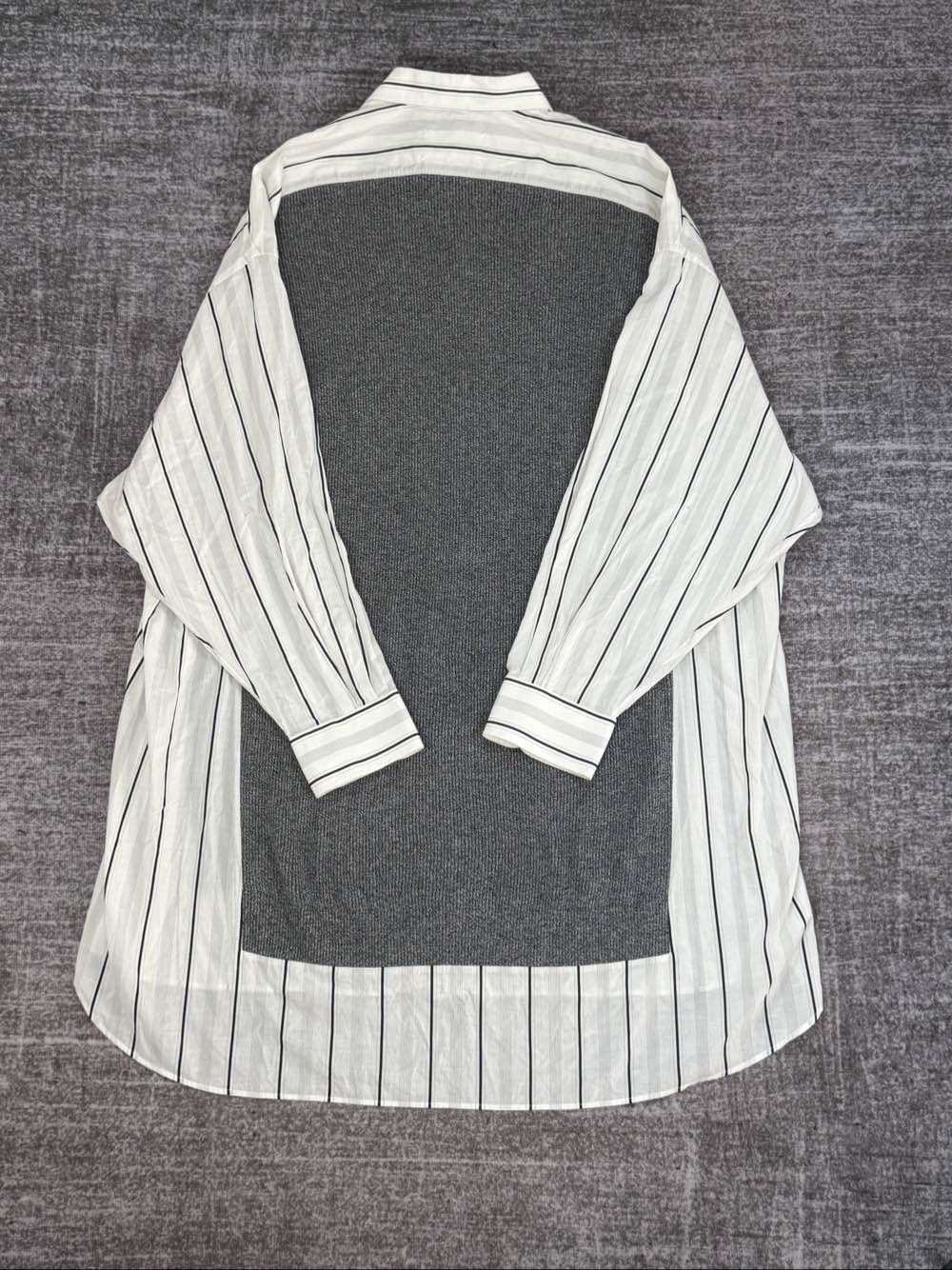 Maison Margiela Maison Margiela Striped Hybrid Shirt Dress XXS Size XXS / US 00 / IT 34 - 2 Thumbnail