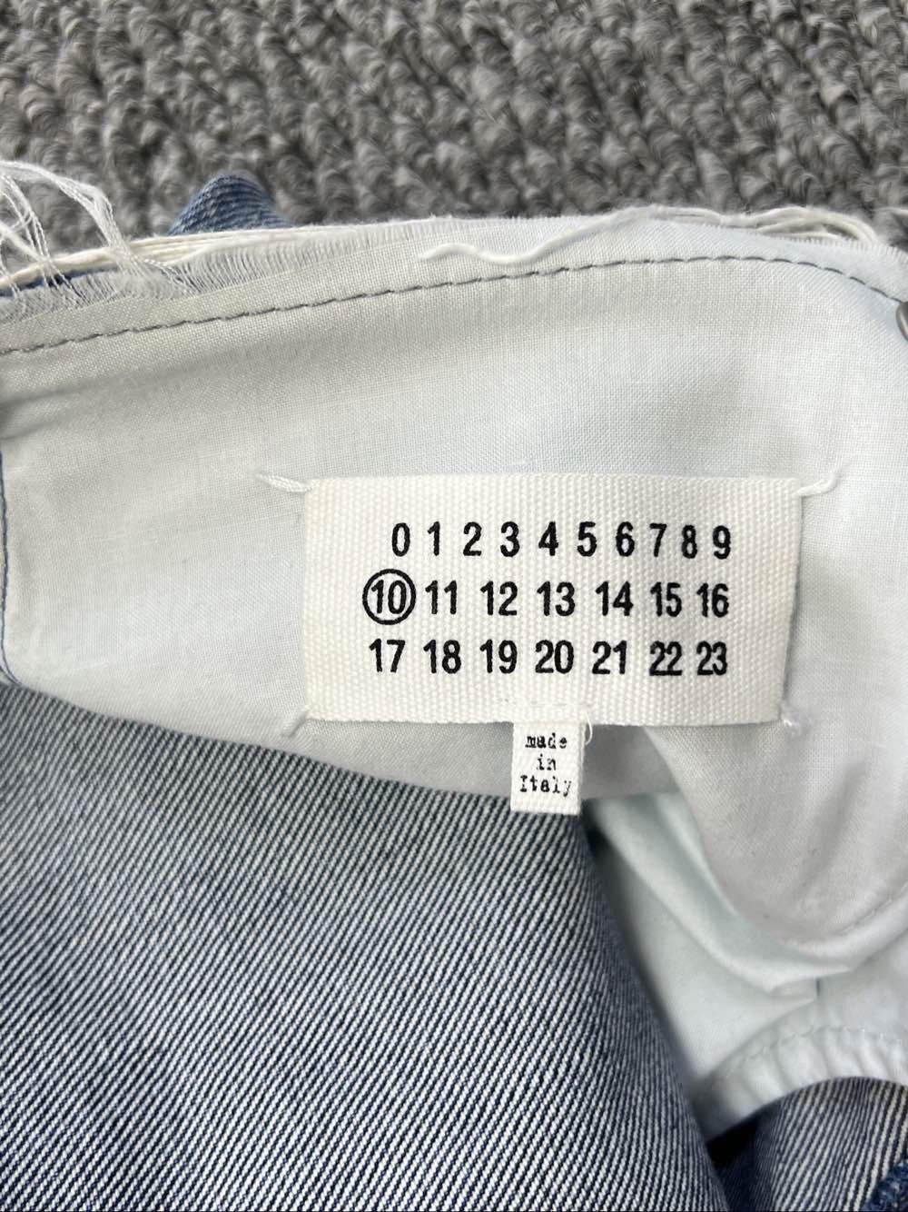 Maison Margiela Maison Margiela Two-Tone Denim Jeans Size 29 Size US 29 - 3 Thumbnail