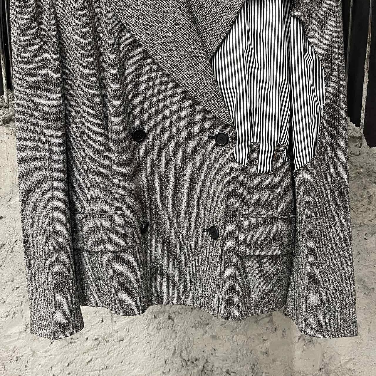 Maison Margiela Maison Margiela Striped Insert Blazer Size 40 Size S / US 4 / IT 40 - 6 Thumbnail