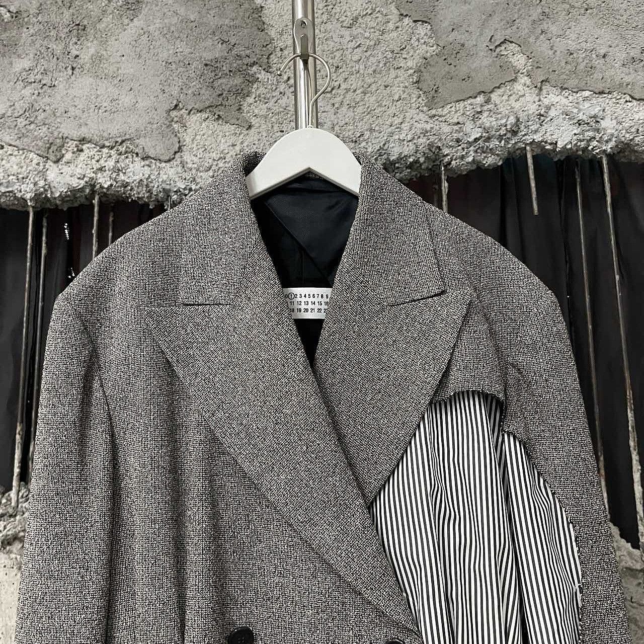 Maison Margiela Maison Margiela Striped Insert Blazer Size 40 Size S / US 4 / IT 40 - 5 Thumbnail