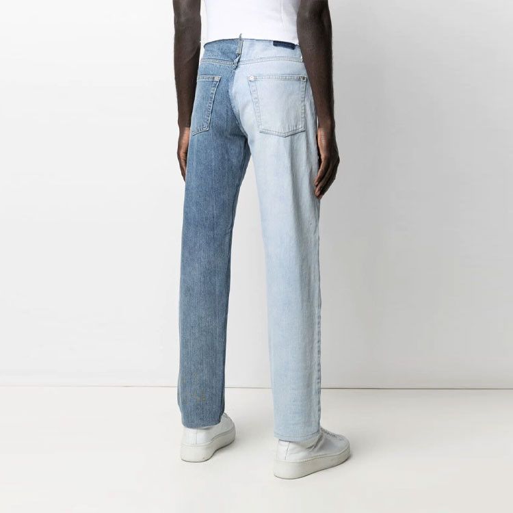 Maison Margiela Maison Margiela Two-Tone Denim Jeans Size 29 Size US 29 - 5 Thumbnail