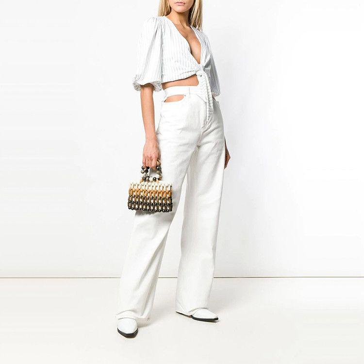 Maison Margiela Maison Margiela White Jeans Size 40 Size 27" / US 4 / IT 40 - 7 Thumbnail