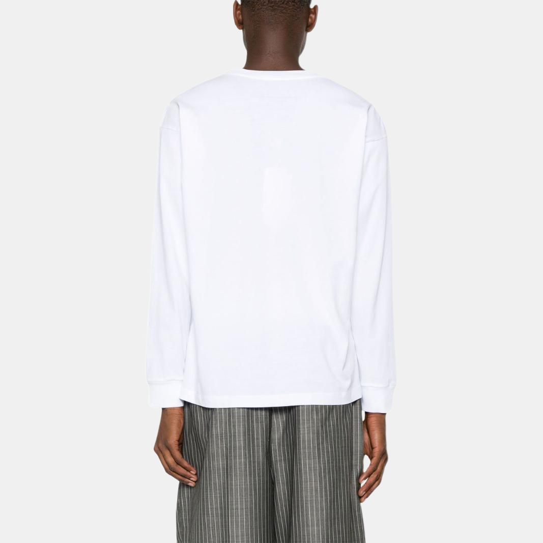 MM6 MM6 Maison Margiela Logo Print Long Sleeve T-Shirt US L Size US L / EU 52-54 / 3 - 12 Thumbnail