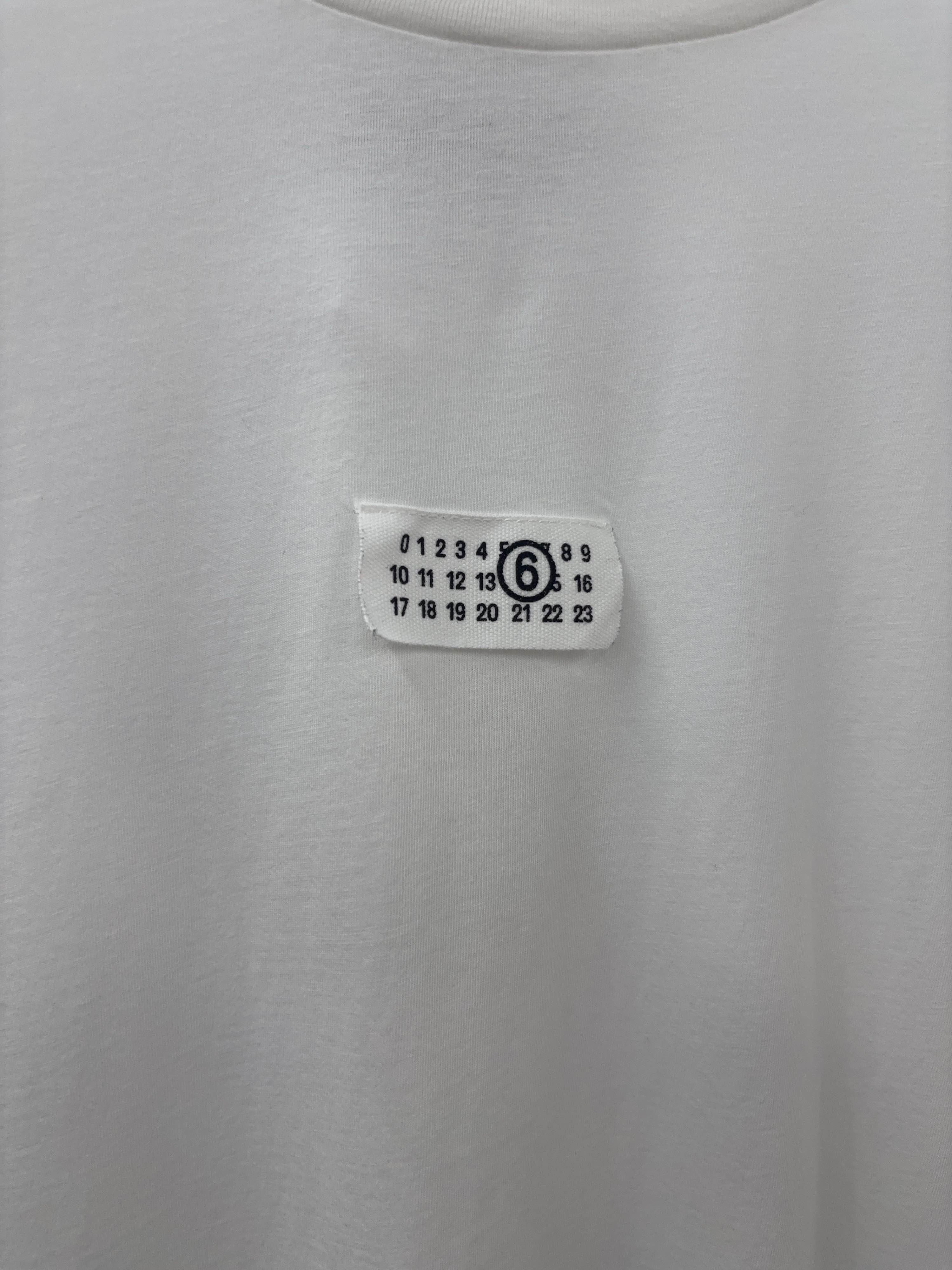 MM6 MM6 Maison Margiela Logo Print Long Sleeve T-Shirt US L Size US L / EU 52-54 / 3 - 5 Thumbnail