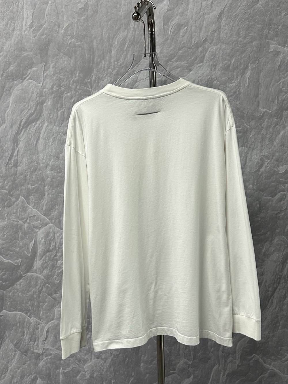 MM6 MM6 Maison Margiela Logo Print Long Sleeve T-Shirt US L Size US L / EU 52-54 / 3 - 2 Thumbnail