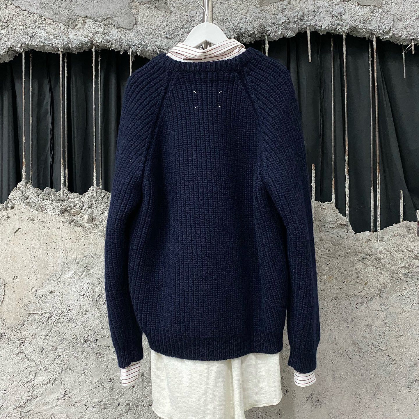 Maison Margiela Maison Margiela Layered Stripe Sweater Size S Size US S / EU 44-46 / 1 - 2 Thumbnail