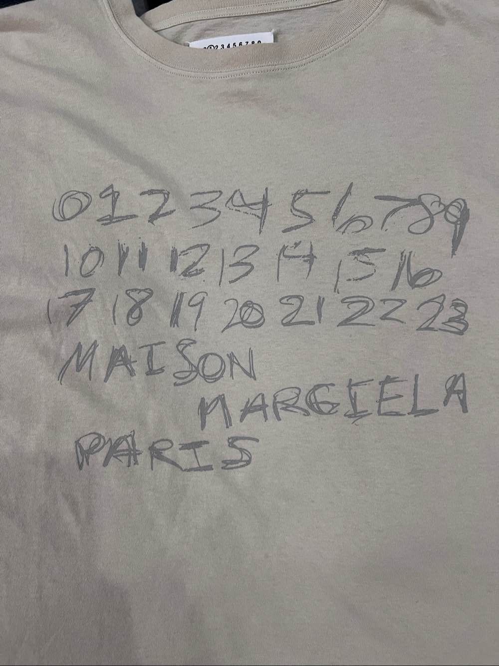 Maison Margiela Maison Margiela Numeric Graphic T-Shirt Size XL Size XL / US 12-14 / IT 48-50 - 6 Thumbnail