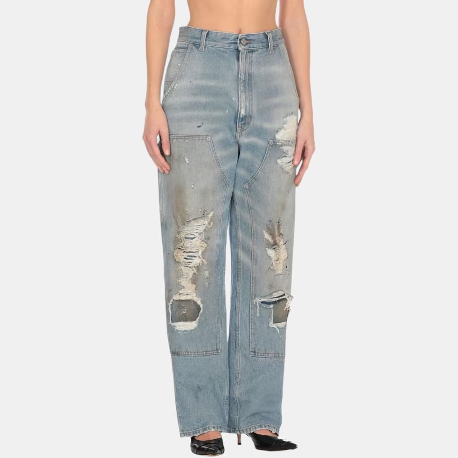 MM6 MM6 Maison Margiela Distressed Carpenter Jeans Size 25 Size 25" / US 0 / IT 36 - 9 Thumbnail